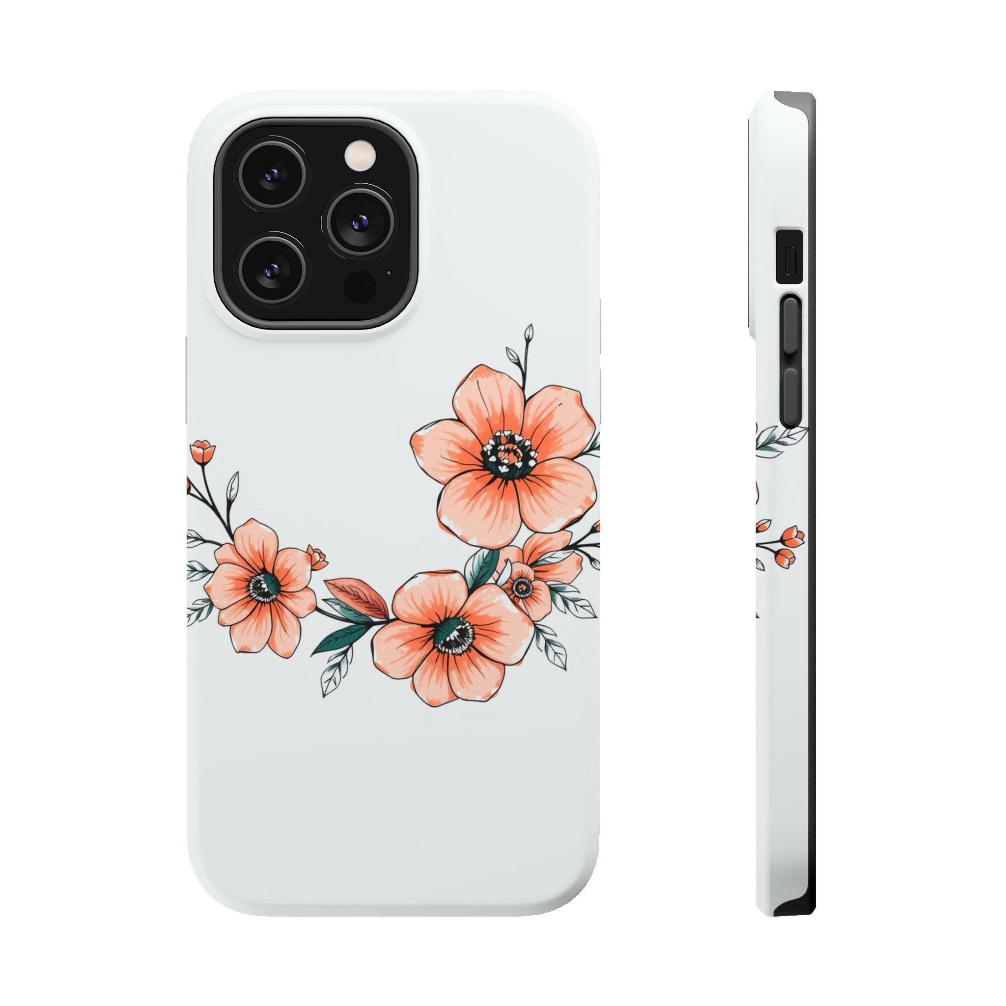 iPhone Vibrant Floral Crown Design Bold Modern Everyday Snap Case · iPhone Case