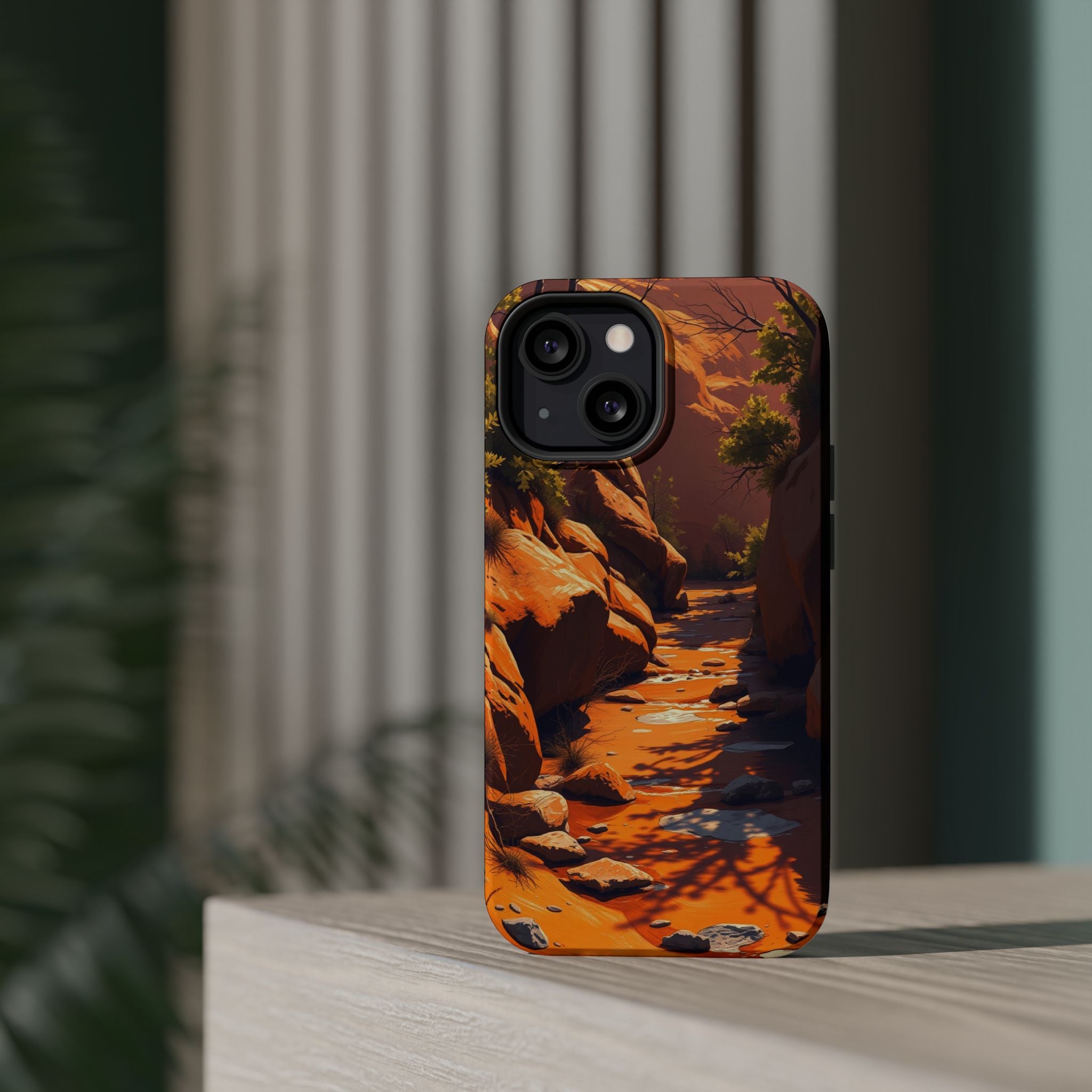 iPhone Spring Creek Bold Art Slim Everyday Designer Case · iPhone Case