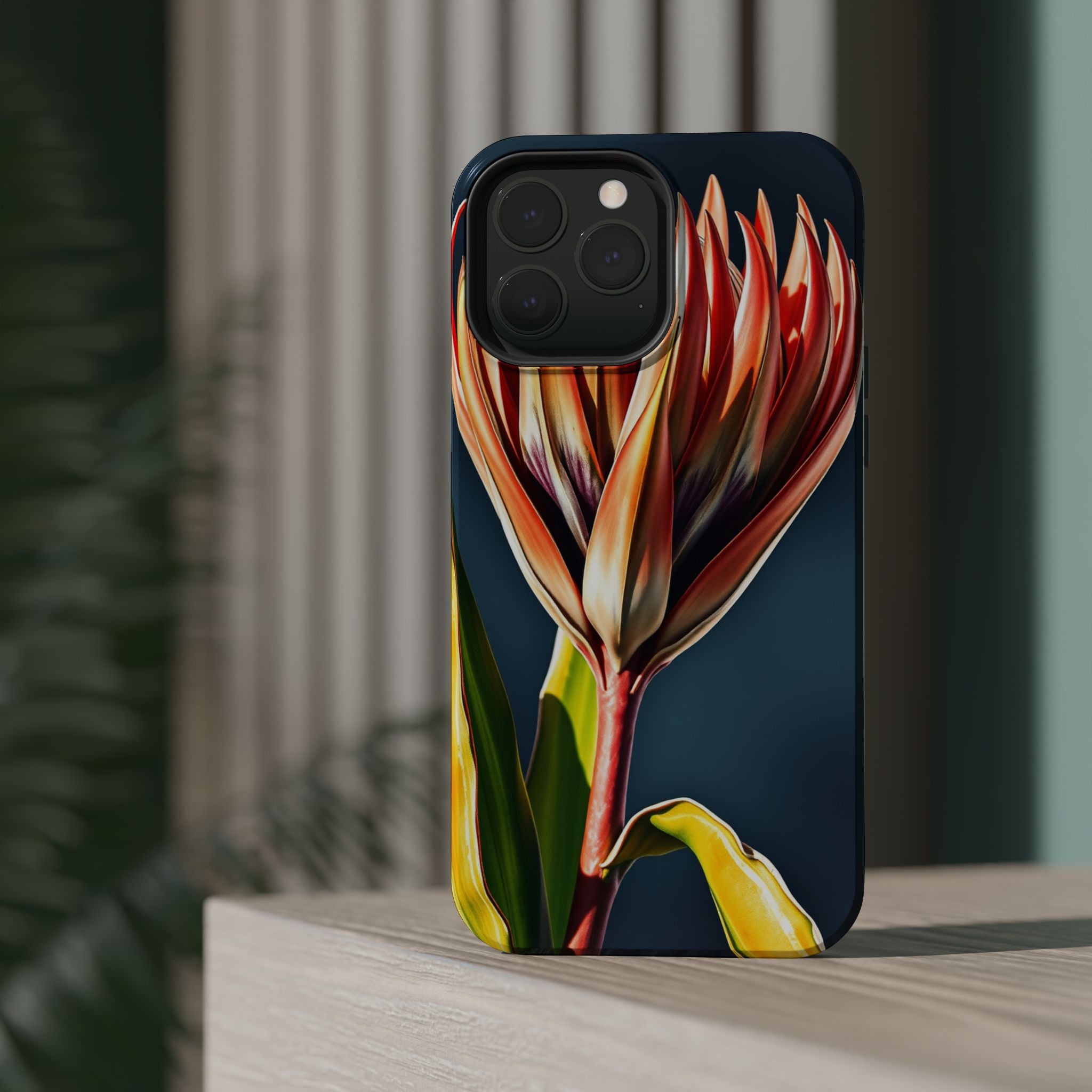 iPhone Protea Bold Vibrant Watercolor Slim Snap Case Ga · iPhone Case