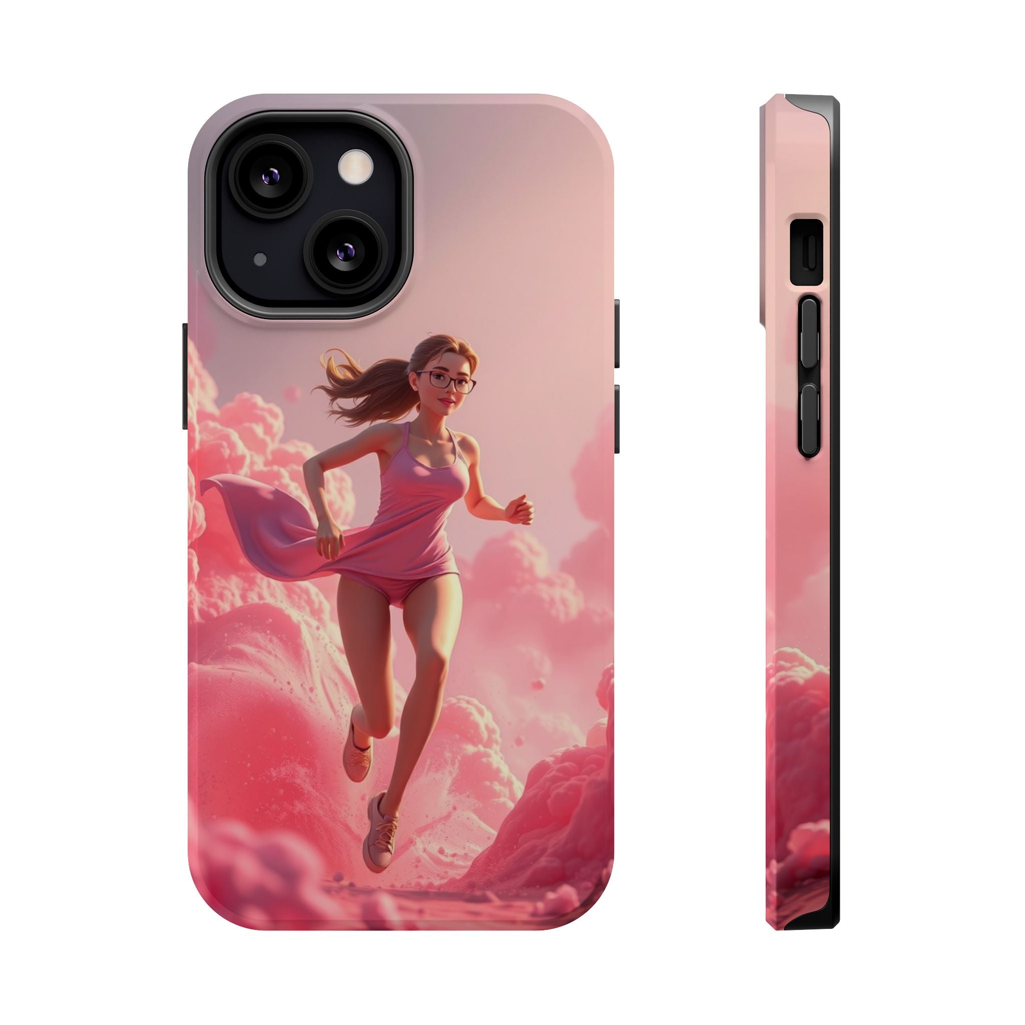 iPhone on Fumes 3D Digital Bold Modern Everyday Snap Case · iPhone Case