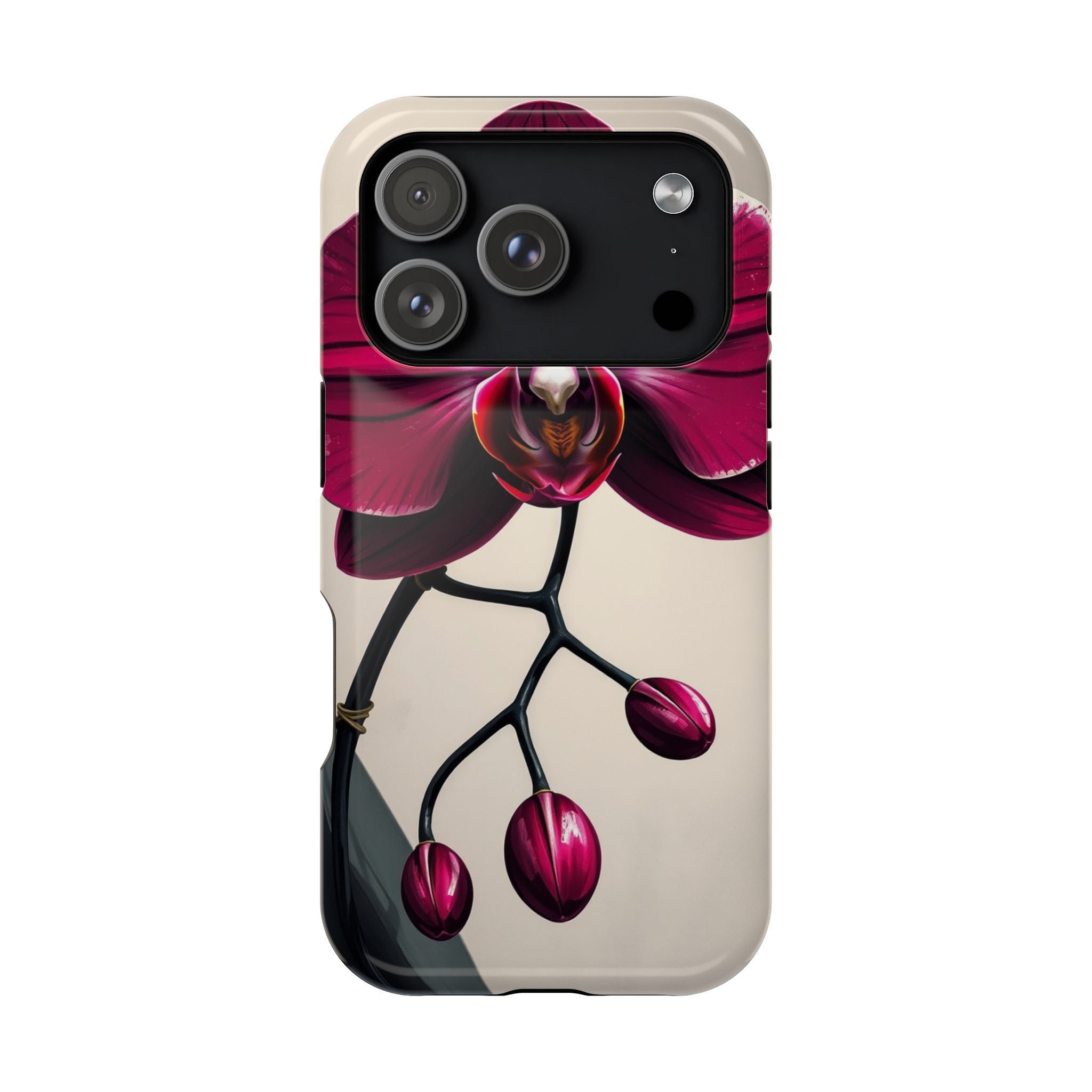 iPhone Orchid Study Enchanted Art Bold Modern Everyday Snap Case · iPhone Case
