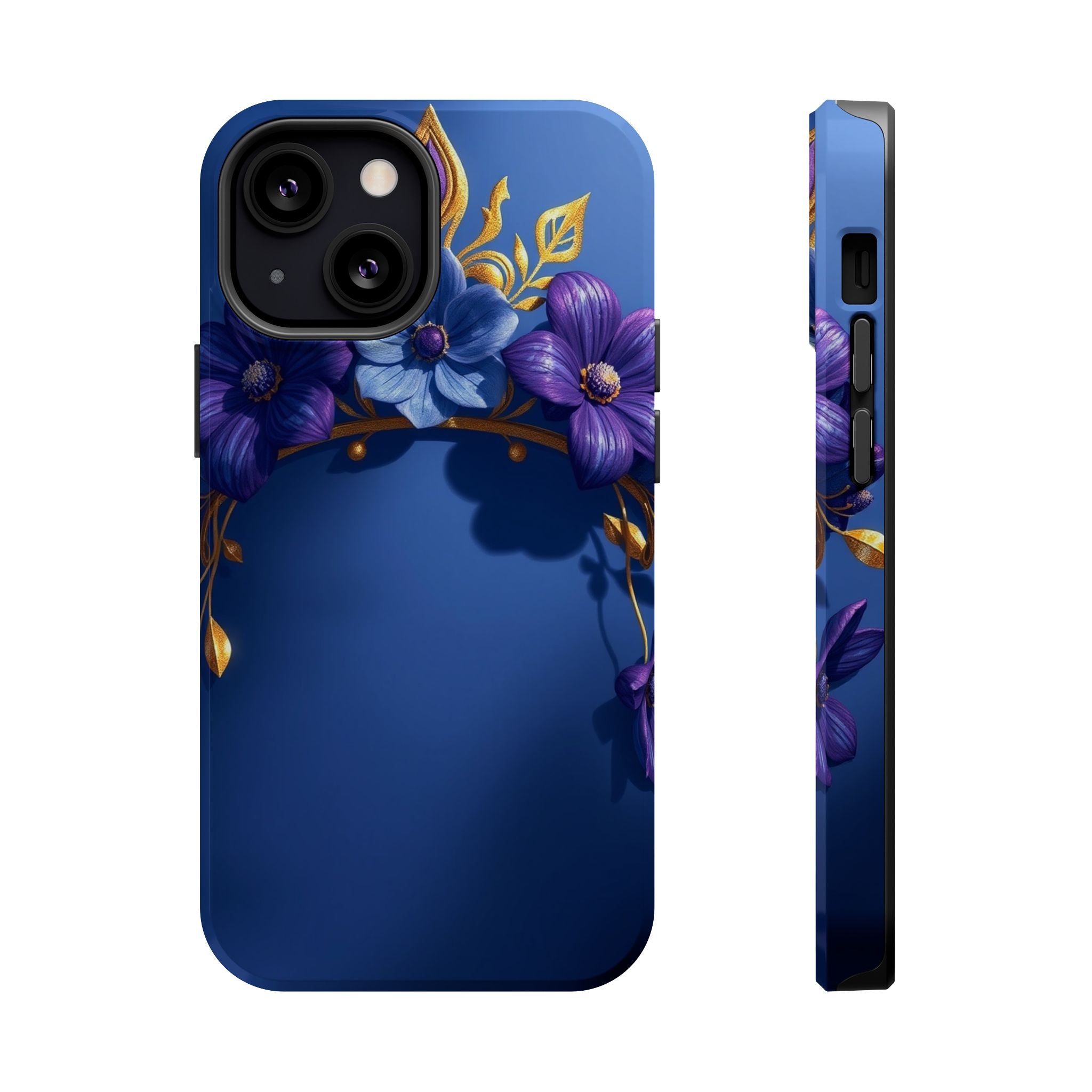 iPhone Vibrant Floral Crown Design 14 Slim Everyday Designer Case · iPhone Case