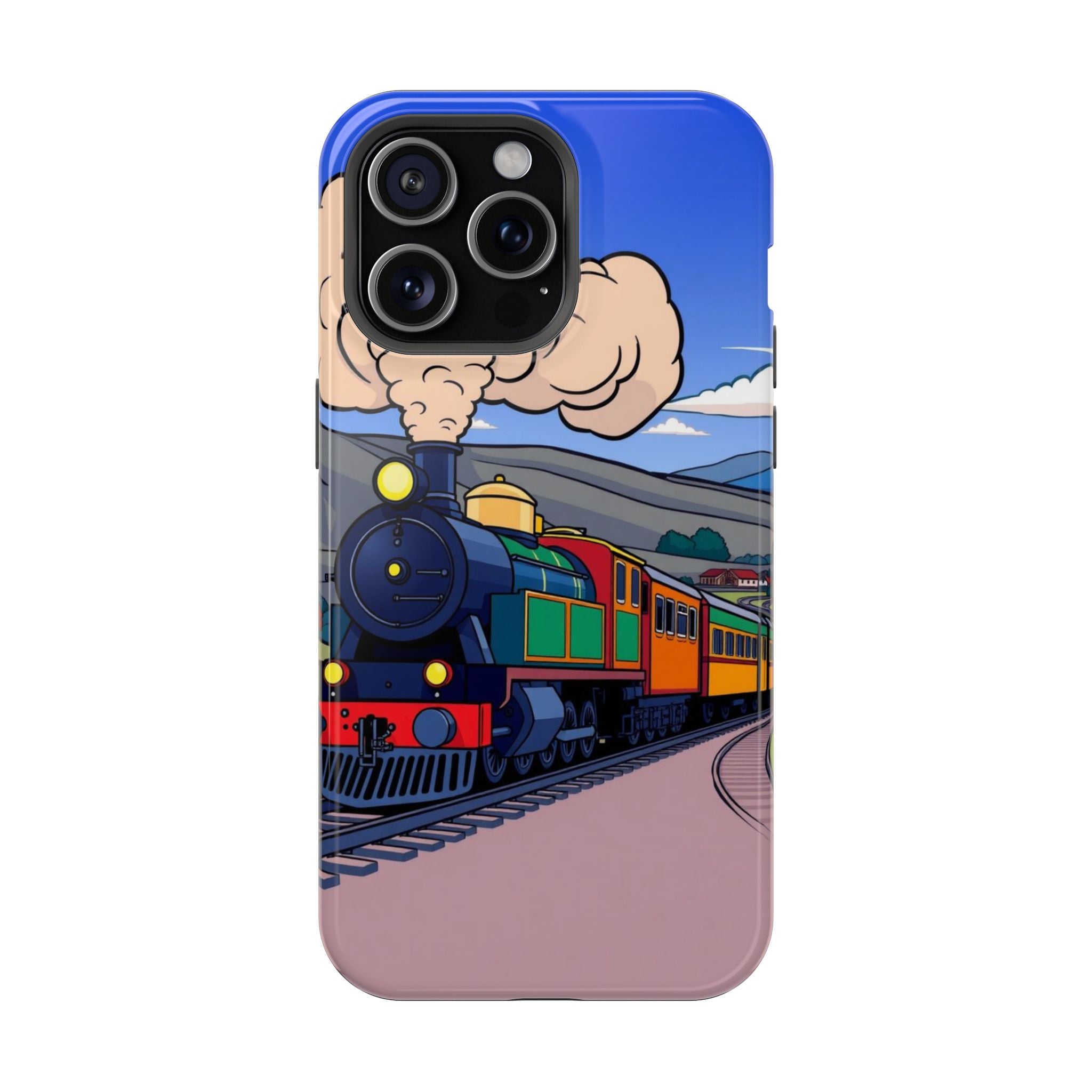 iPhone Steam Locomotive Puff Kids Fun iPhone Phone Case Gift Slim · iPhone Case
