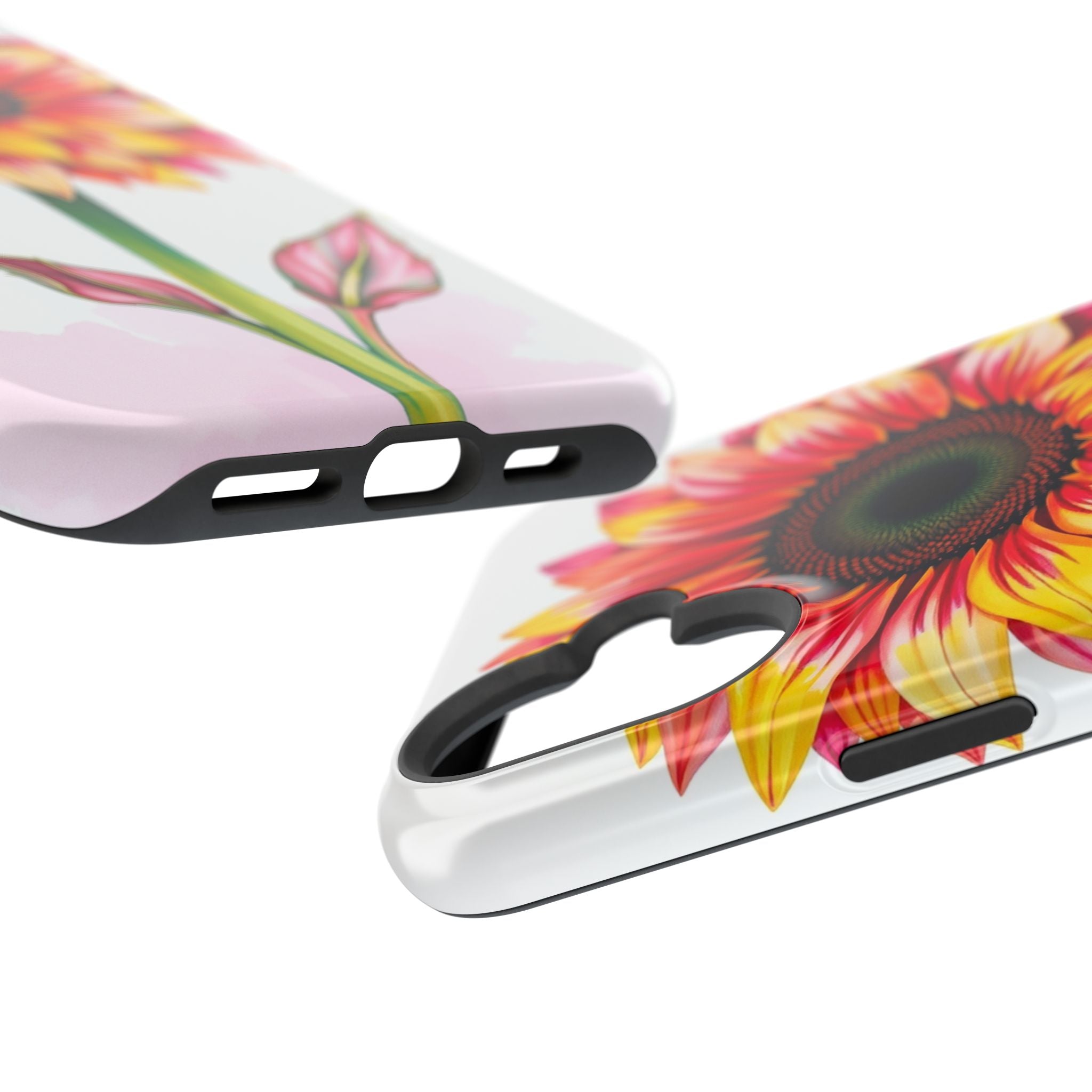iPhone Sunflower Pop Vibrant Watercolor Slim Snap Case · iPhone Case
