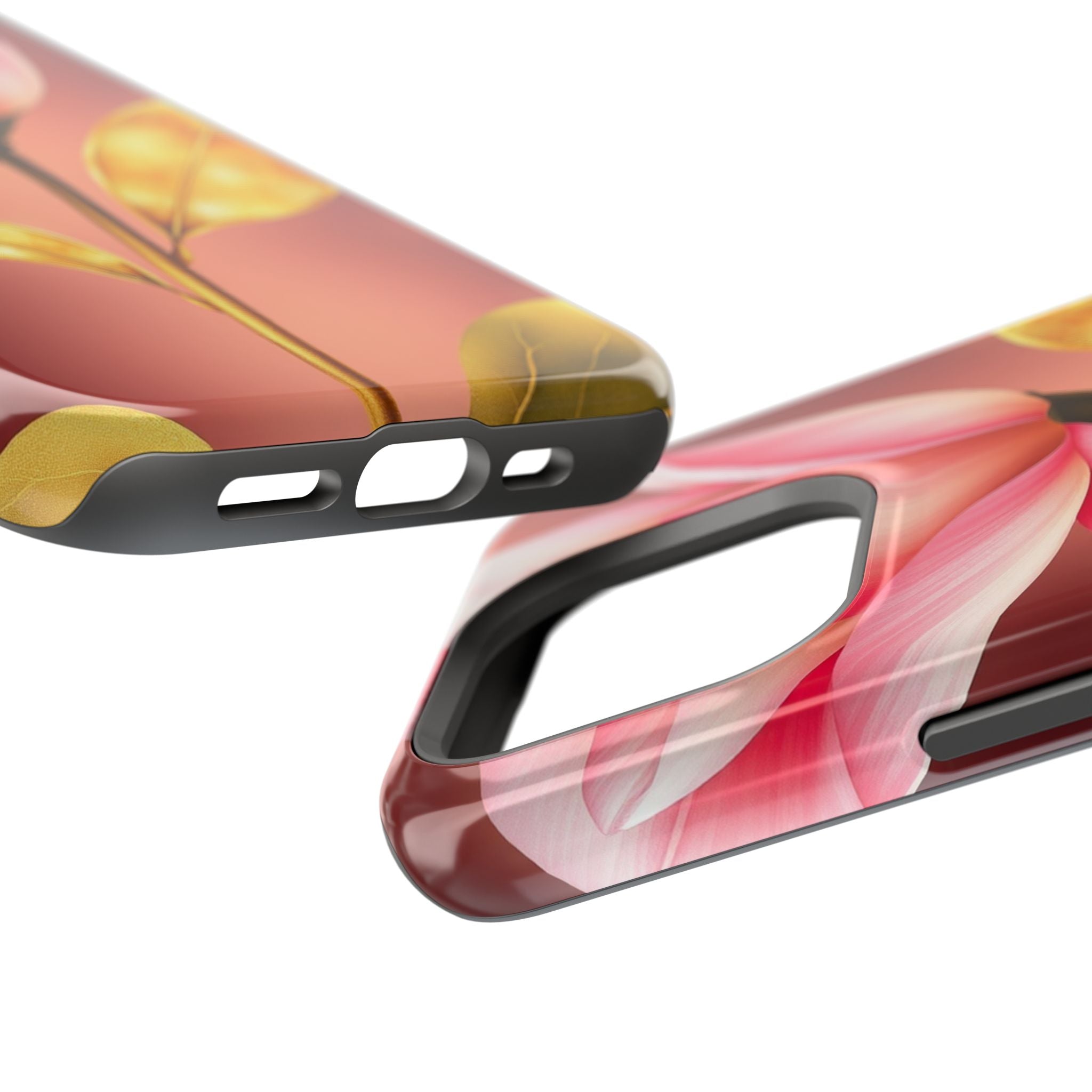 iPhone Dreamy Bloom and Leaf Design 14 Slim Everyday Designer Case · iPhone Case