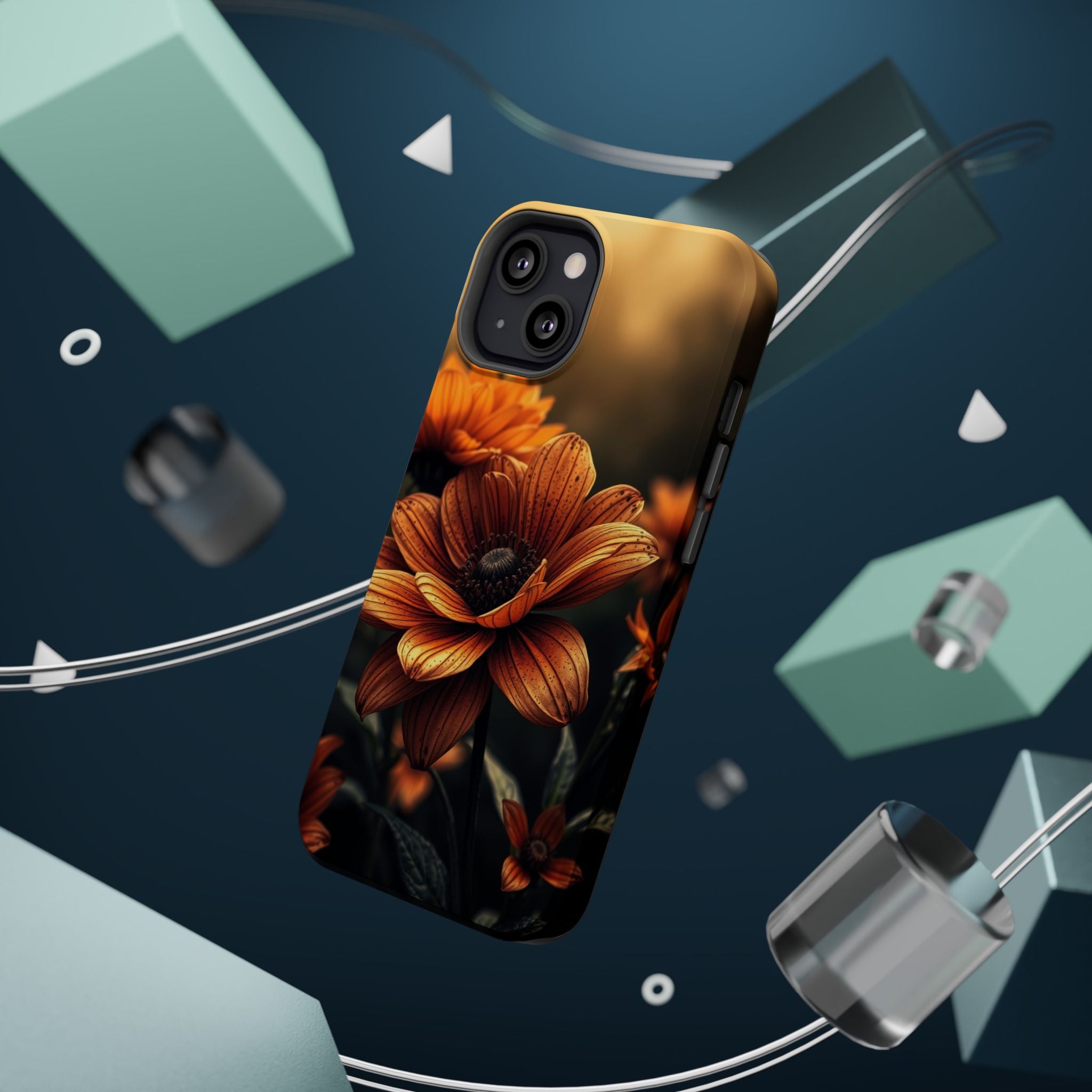 iPhone Radiant Floral Ombre Design Bold Modern Everyday Snap Case · iPhone Case
