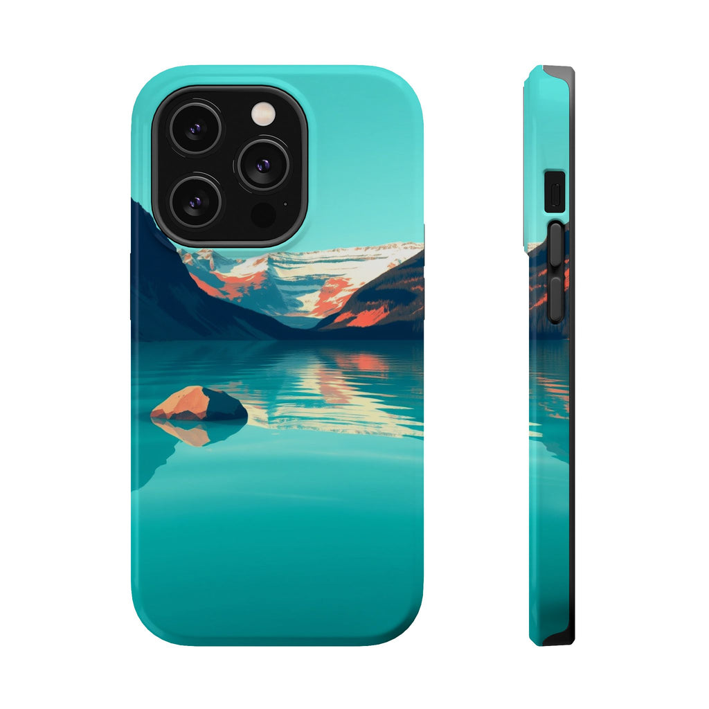 iPhone Glacier Lake Bold Art 16 Slim Everyday Designer Case · iPhone Case