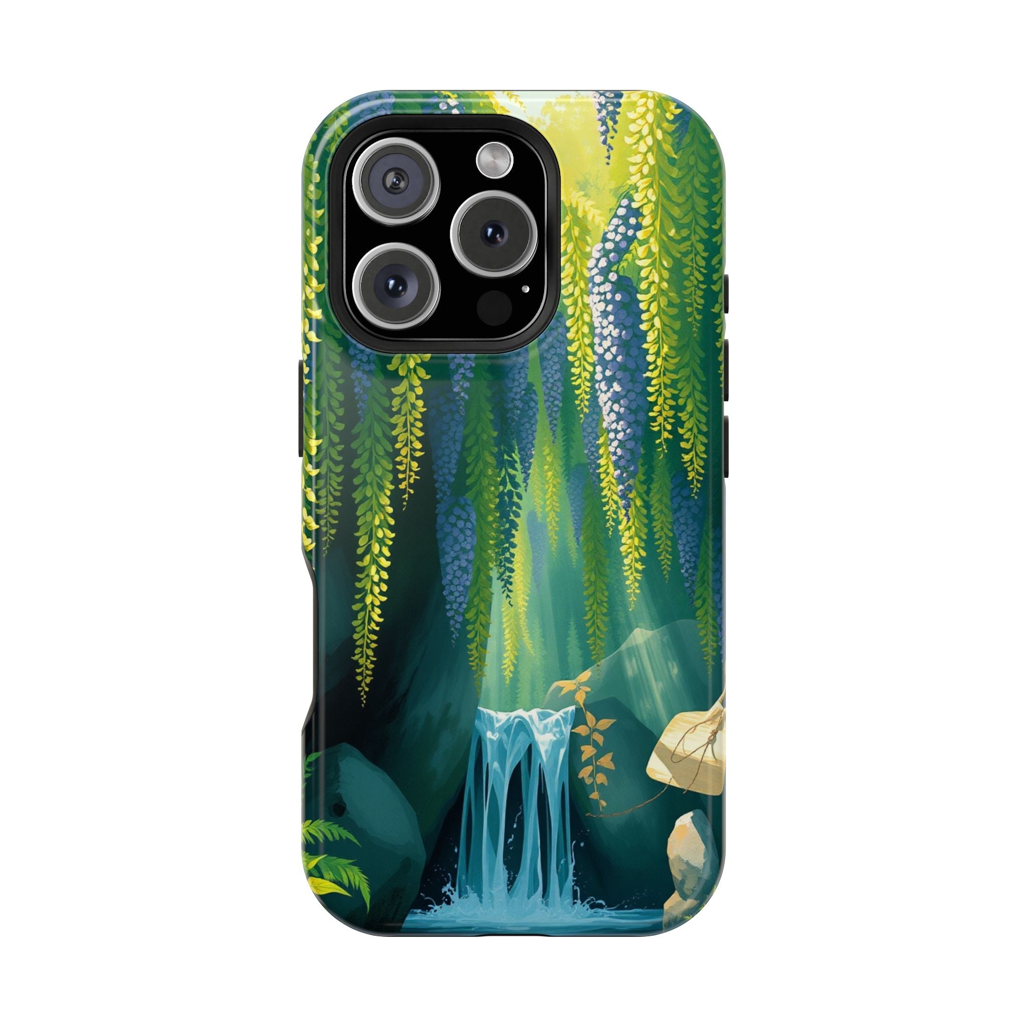 iPhone Wisteria Cascade Mystic Art Bold Modern Everyday Snap Case · iPhone Case