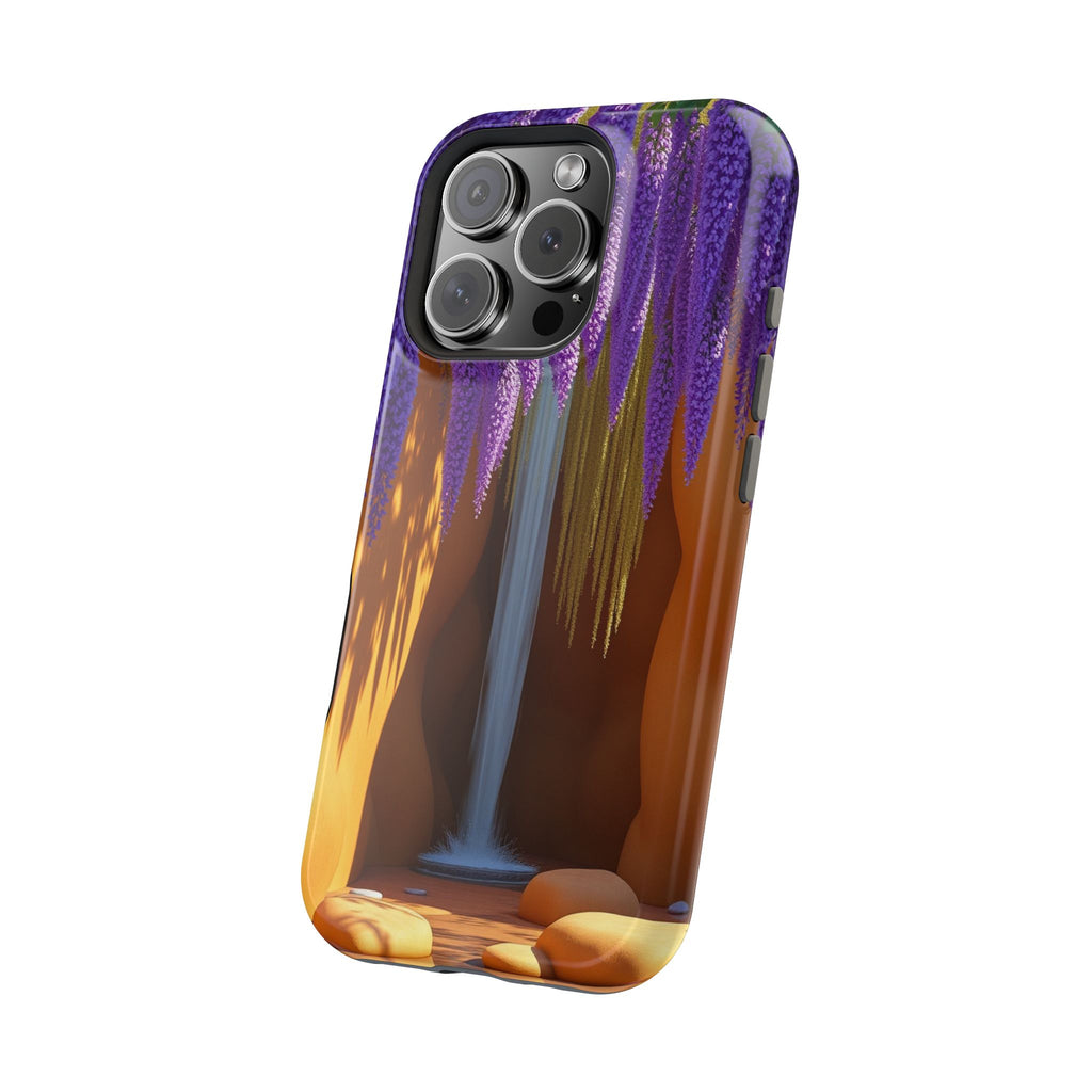iPhone Earthy Wisteria Cascade Design Slim Everyday Designer Case · iPhone Case