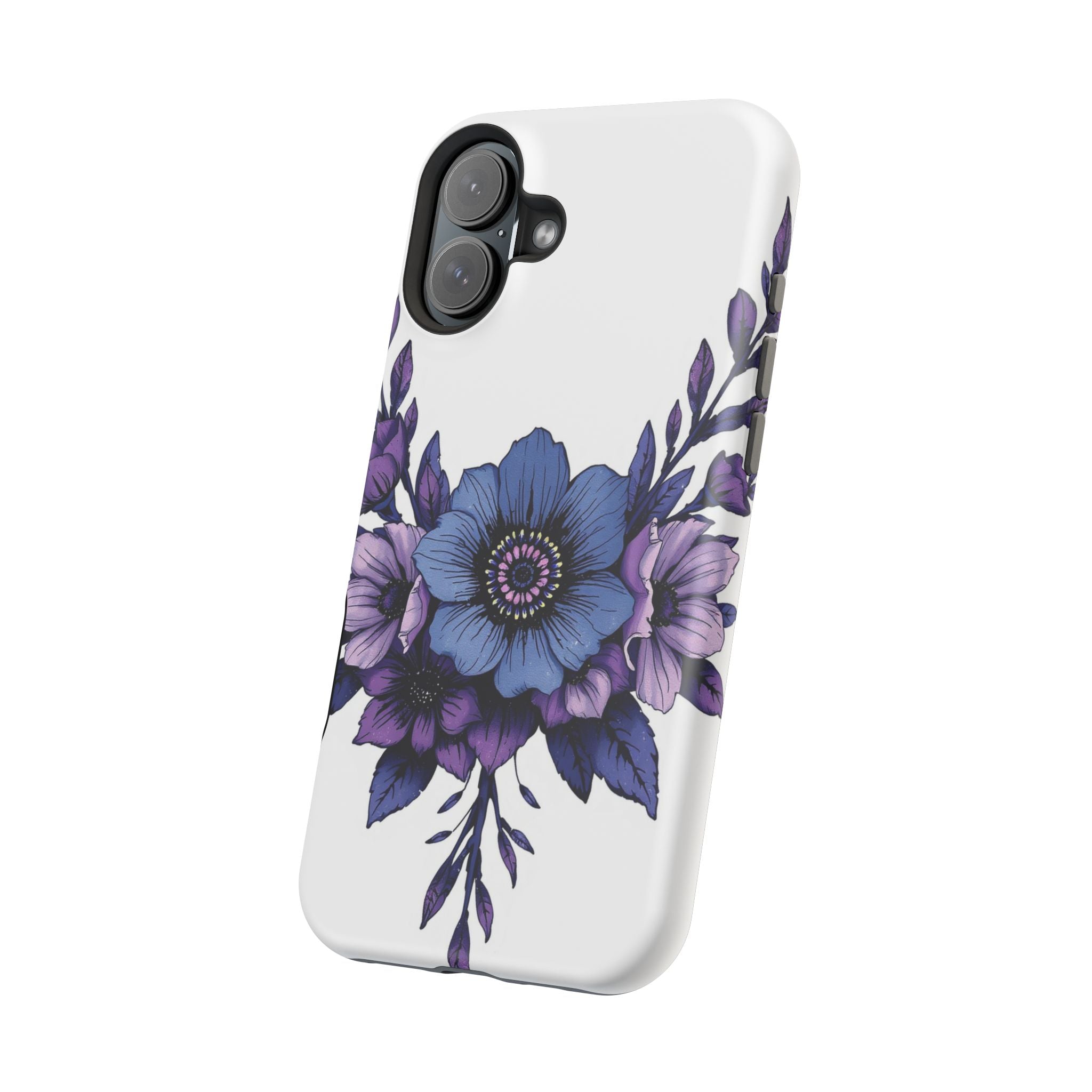 iPhone Floral Crown Grunge Distressed Slim Everyday Designer Case · iPhone Case