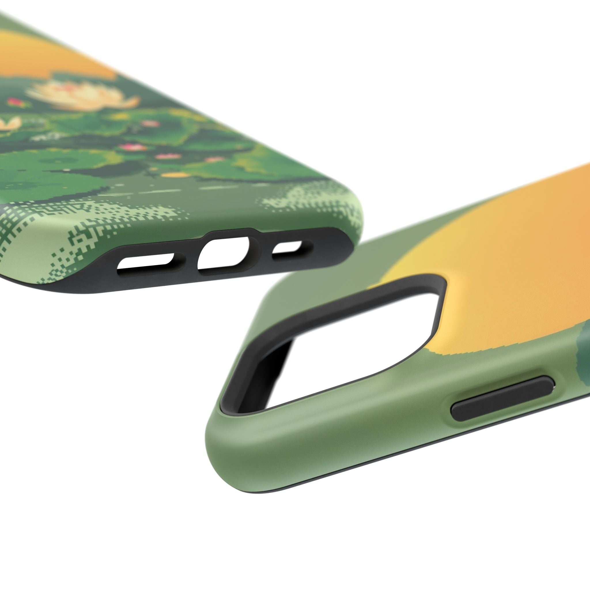 iPhone Lotus Pond Enchanted Art Slim Everyday Designer Case · iPhone Case