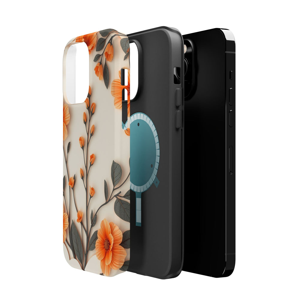 iPhone Vintage Botanical Print Paper Cut Art Slim iPhone Everyday · iPhone Case