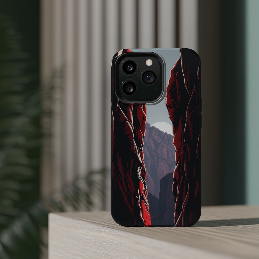 iPhone Serene Canyon Wall Design Bold Modern Everyday Snap Case · iPhone Case