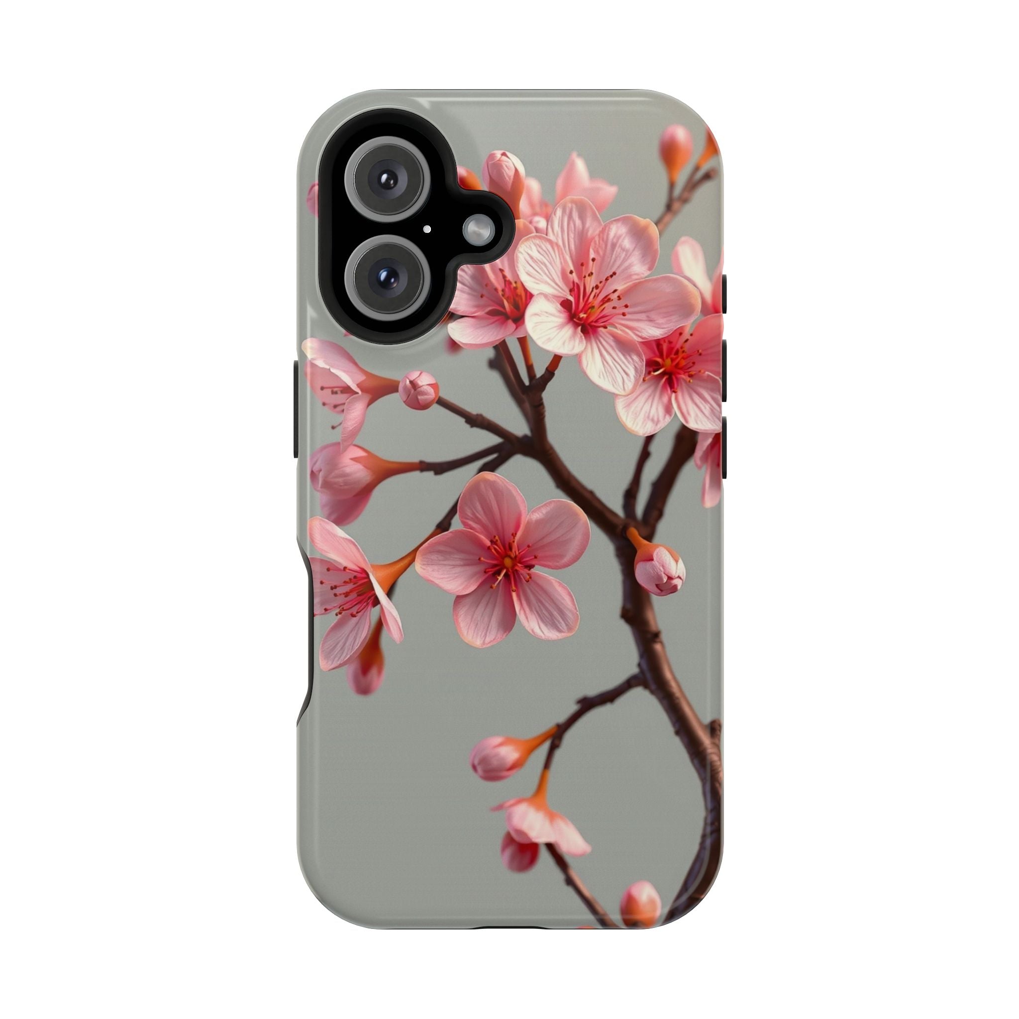 iPhone Mustard And Rust Cherry Blossom Slim Everyday Designer Case · iPhone Case