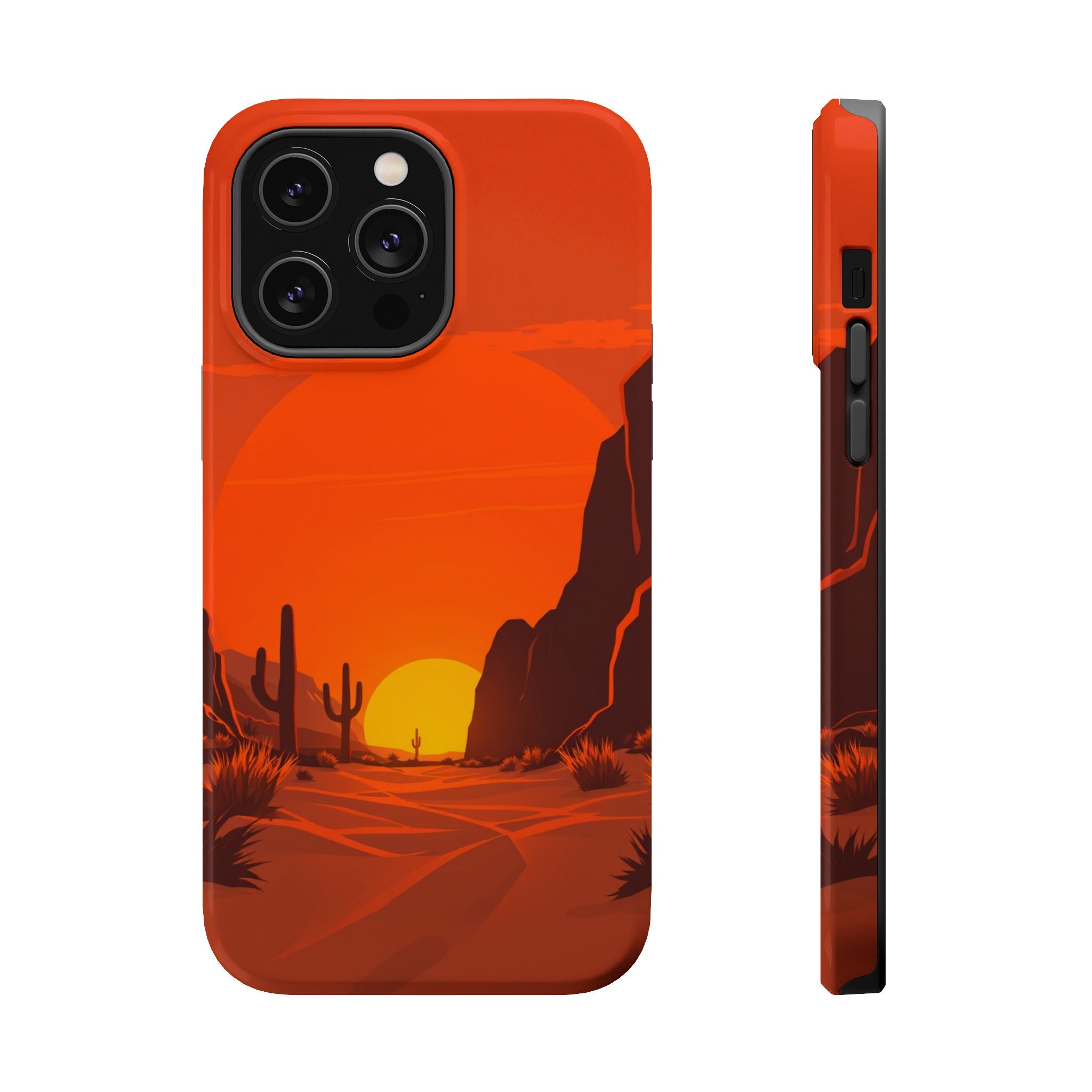 iPhone Burnt Orange And Sand Mesa Sunset Slim Everyday iPhone Designer · iPhone