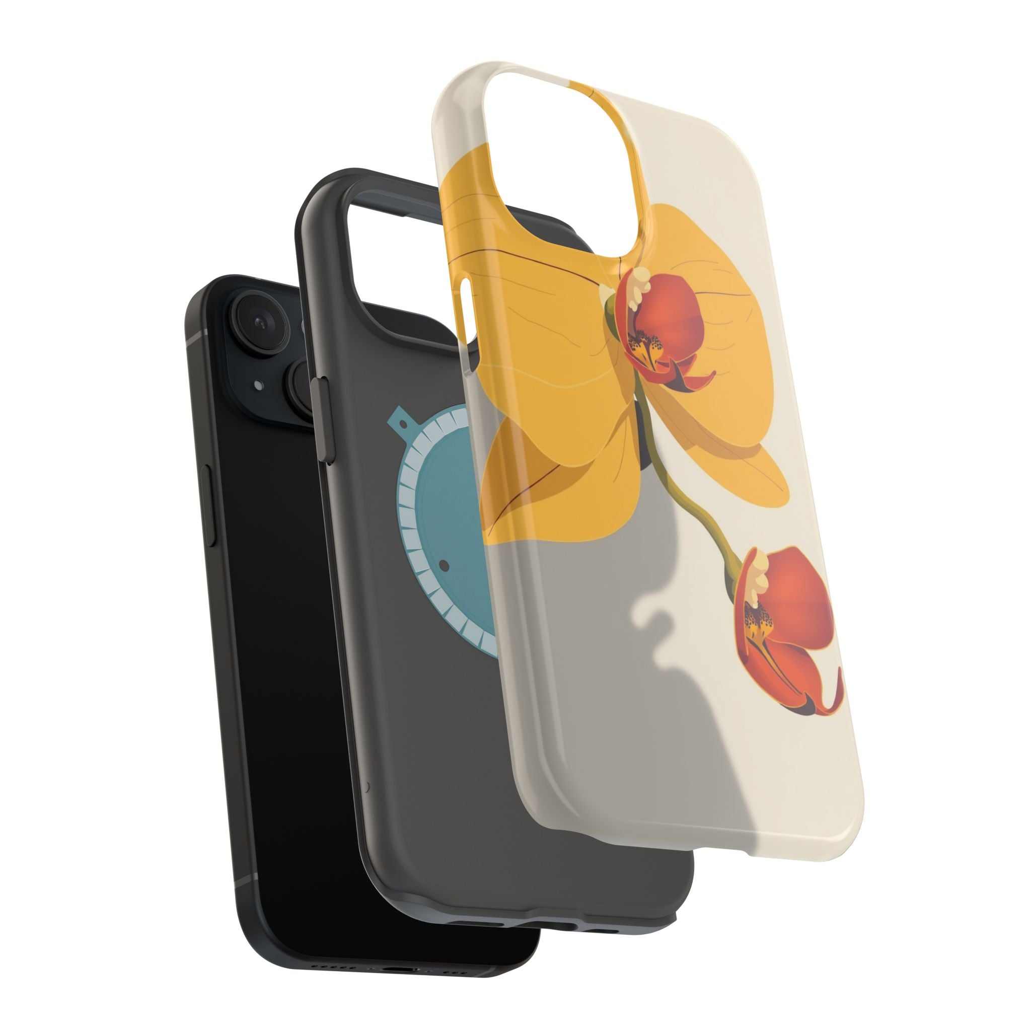 iPhone Vibrant Orchid Study Design Bold Modern Everyday Snap Case · iPhone Case