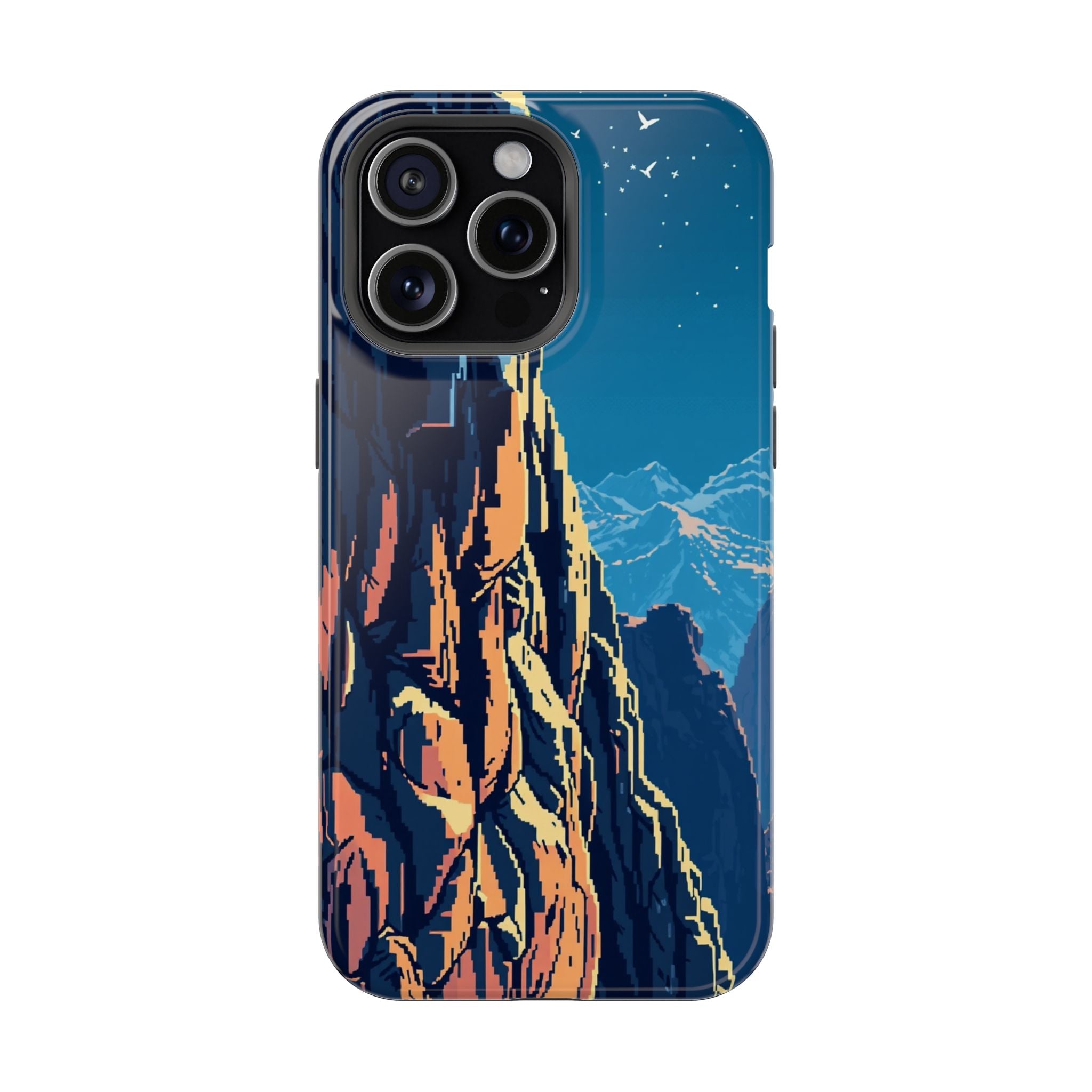 iPhone Midnight Blue And Silver Canyon Wall Slim iPhone Everyday · iPhone Case
