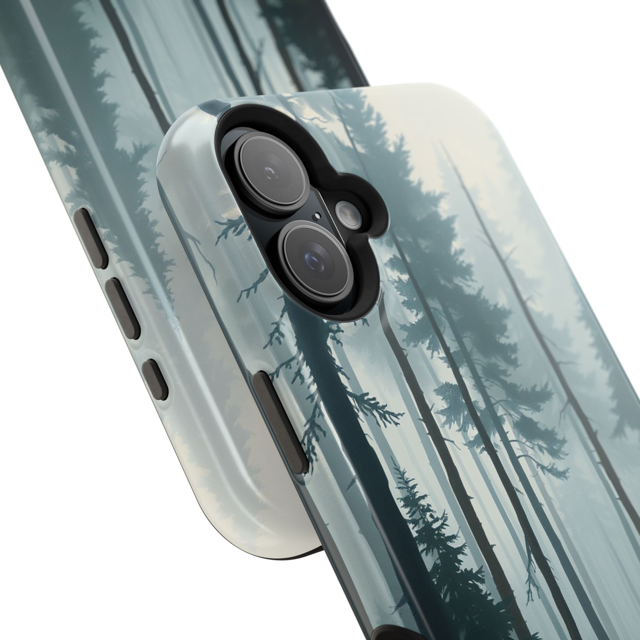 iPhone Serene Misty Forest Path Design Slim Everyday Designer Case · iPhone Case