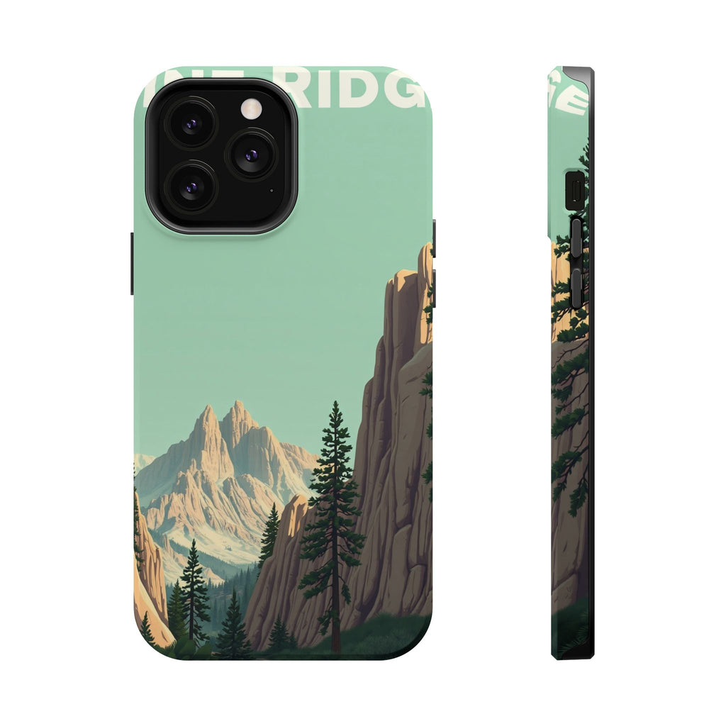 iPhone Pine Ridge Electric Art 16 Bold Modern Everyday Snap Case · iPhone Case