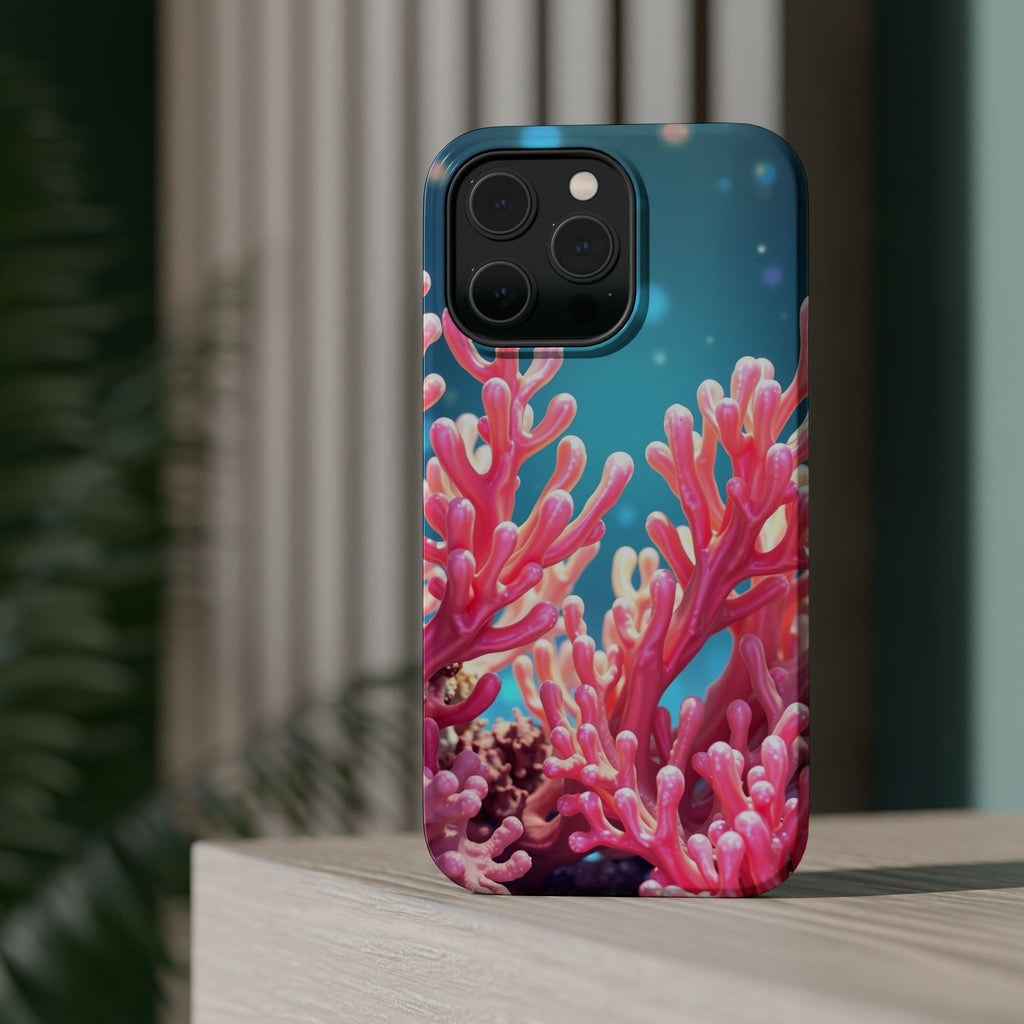 iPhone Coral Reef Life Holographic Iridescent Slim iPhone Everyday · iPhone Case