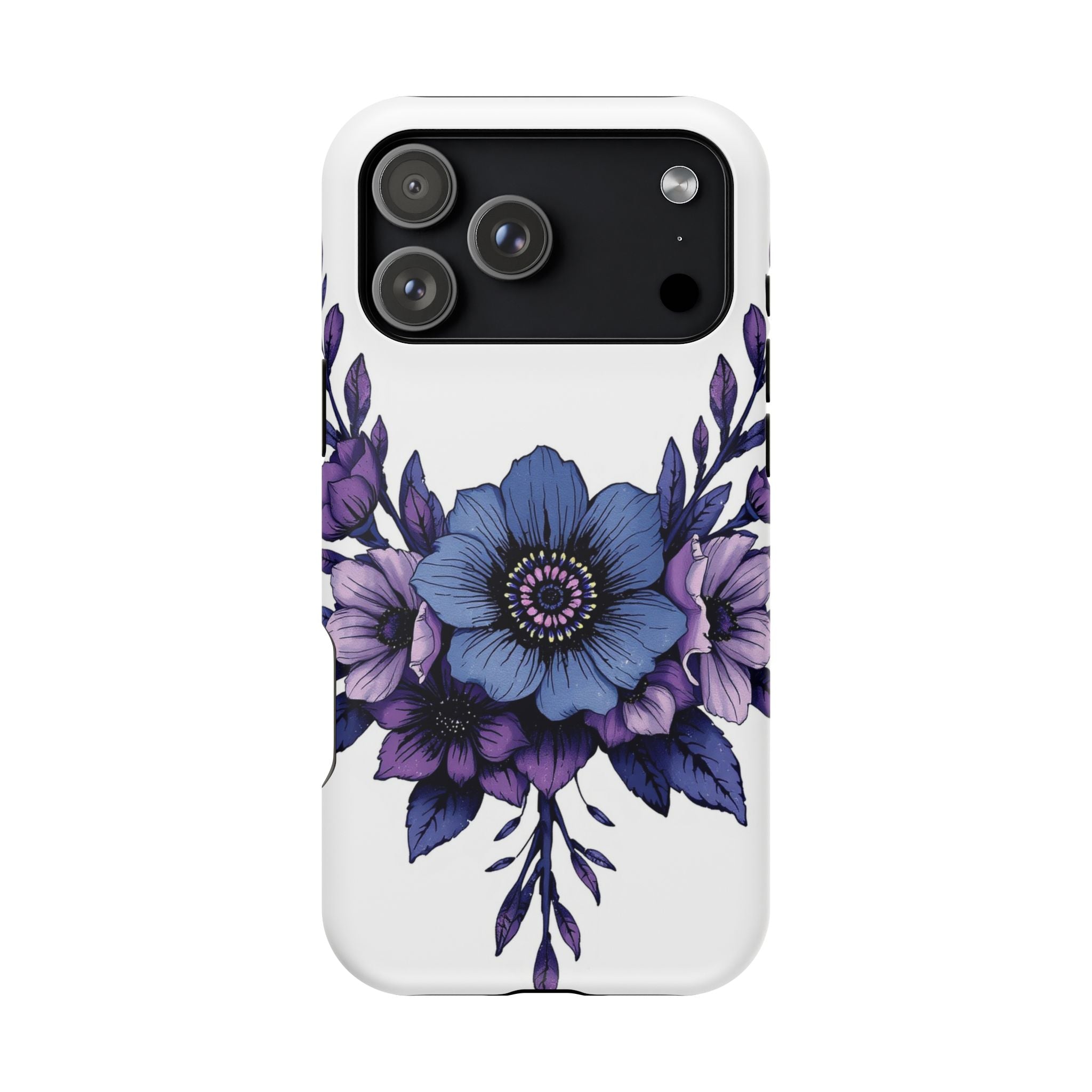 iPhone Floral Crown Grunge Distressed Slim Everyday Designer Case · iPhone Case