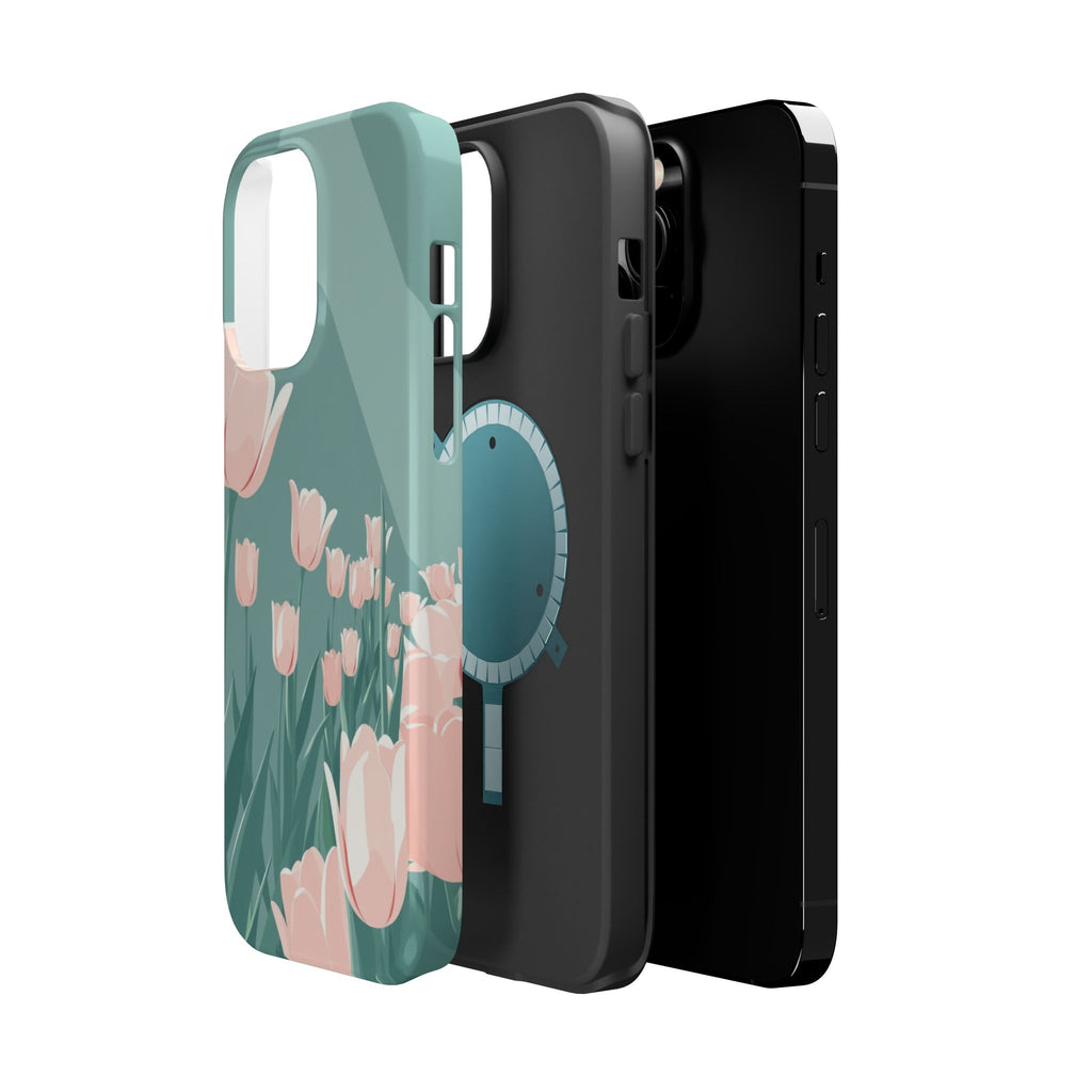 iPhone Tulip Row Enchanted Art Slim Everyday Designer Case · iPhone Case