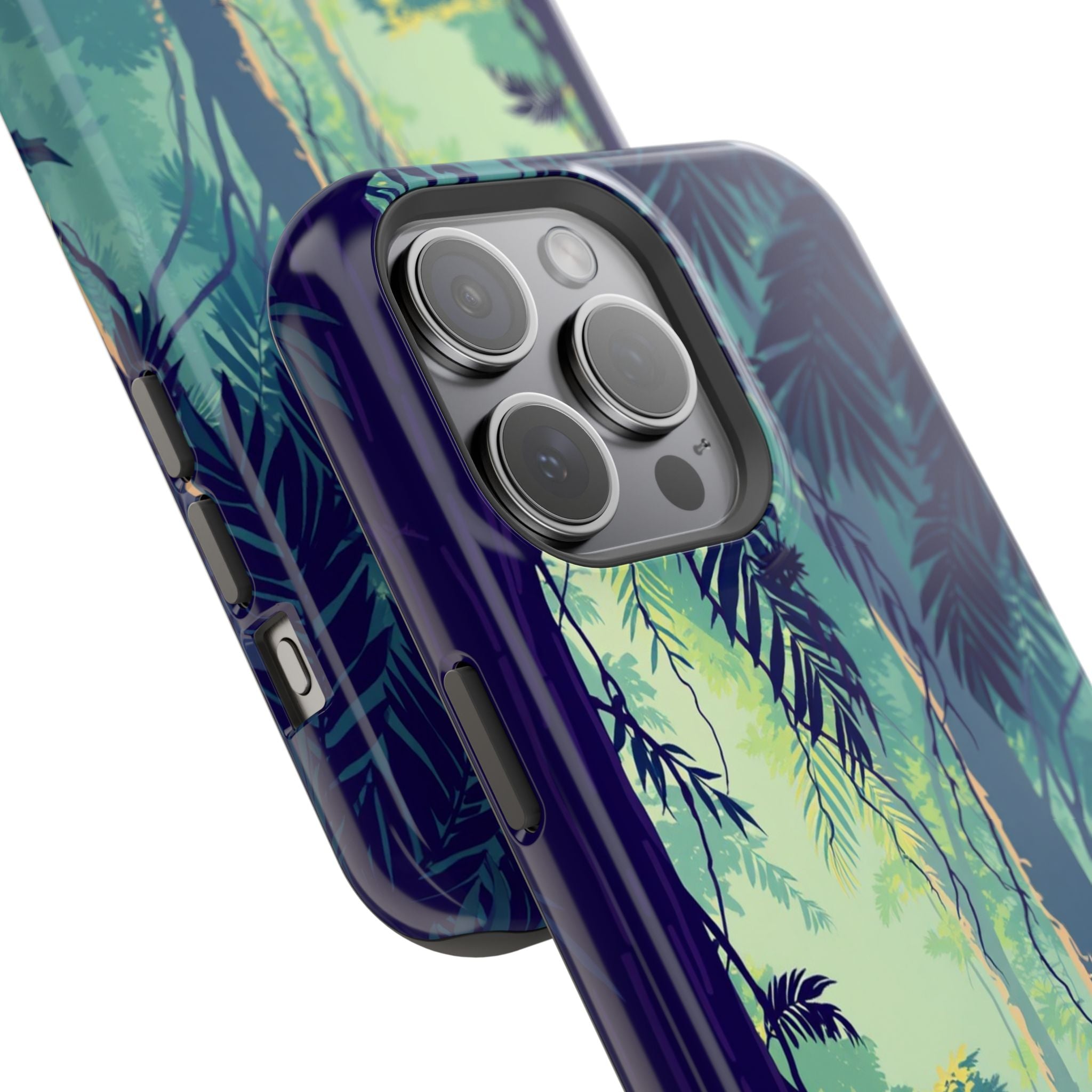iPhone Mint And Blush Rainforest Canopy Slim Everyday iPhone Designer · iPhone C