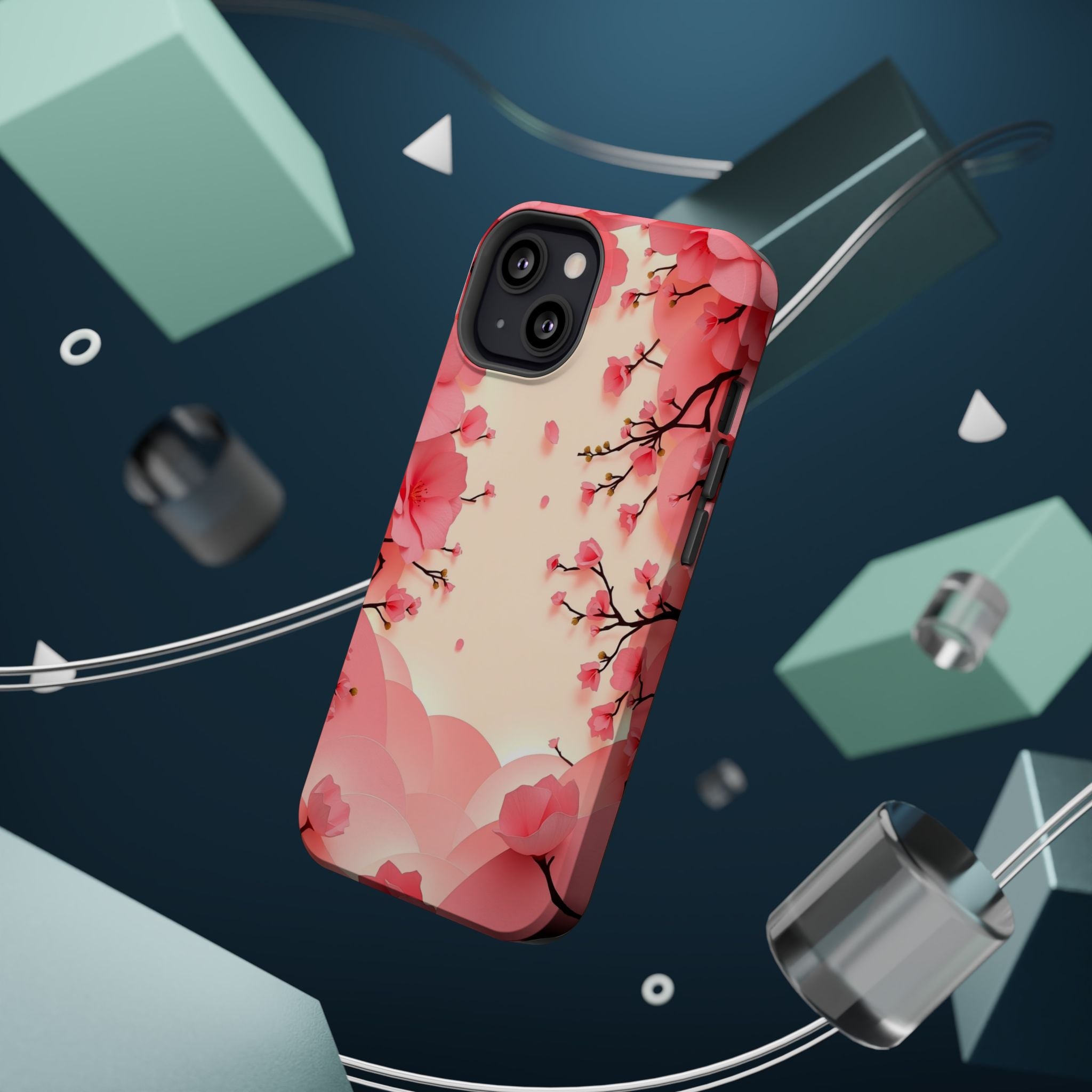 iPhone Petal Storm Electric Art 12 Bold Modern Everyday Snap Case · iPhone Case