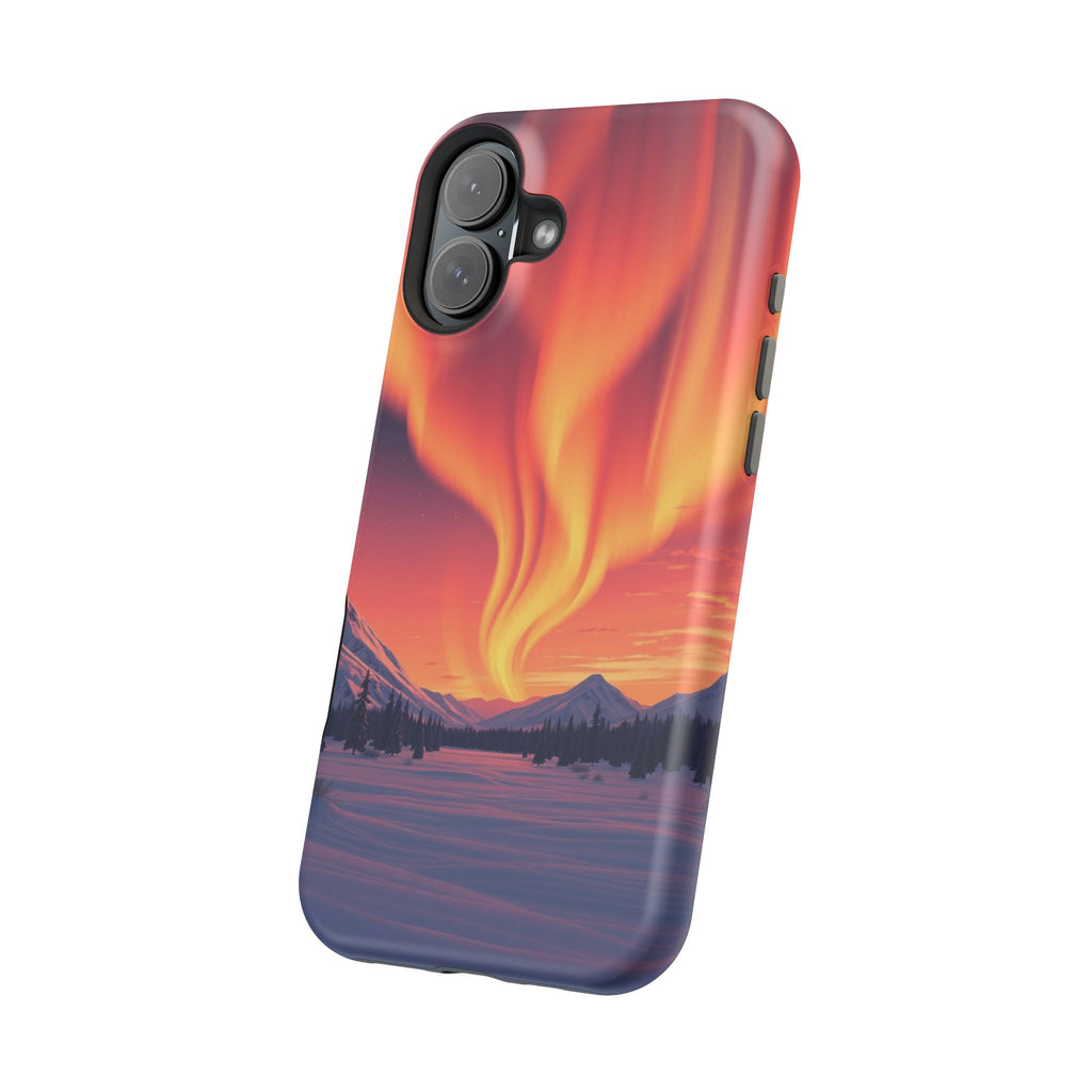 iPhone Sunset Amber And Peach Northern Lights Slim iPhone Everyday · iPhone Case