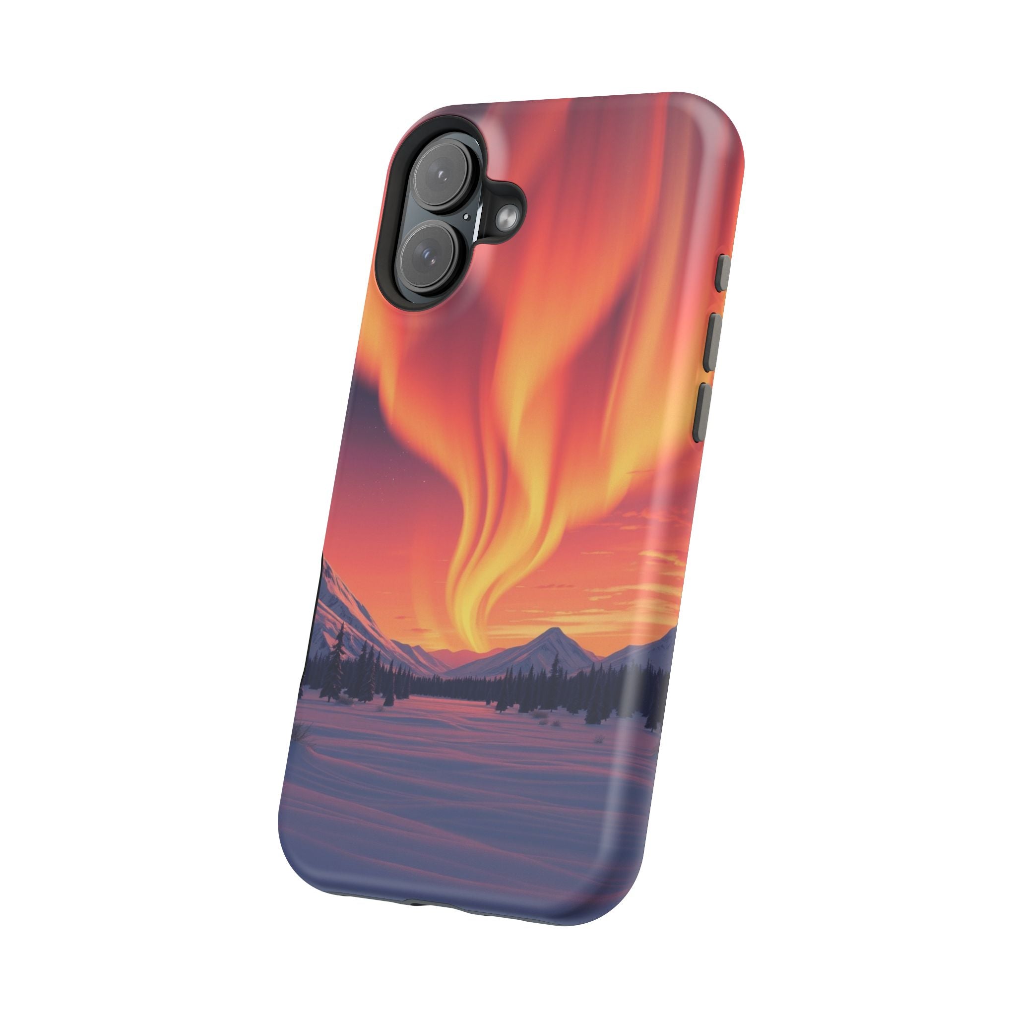 iPhone Sunset Amber And Peach Northern Lights Slim iPhone Everyday · iPhone Case