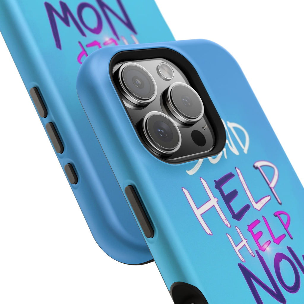 iPhone Radiant Send Help Now Design Slim Everyday Designer Case · iPhone Case