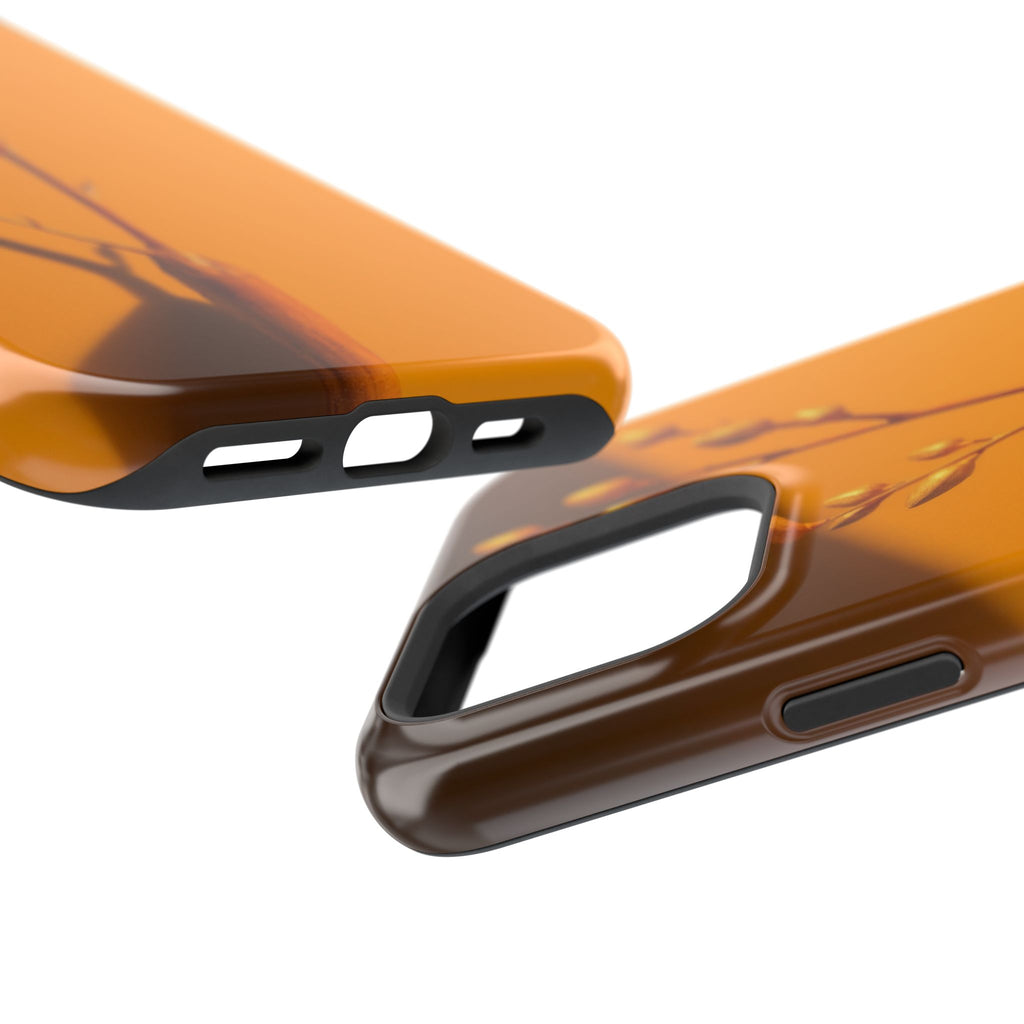 iPhone Mustard And Rust Minimalist Stem Slim Everyday iPhone Designer · iPhone C