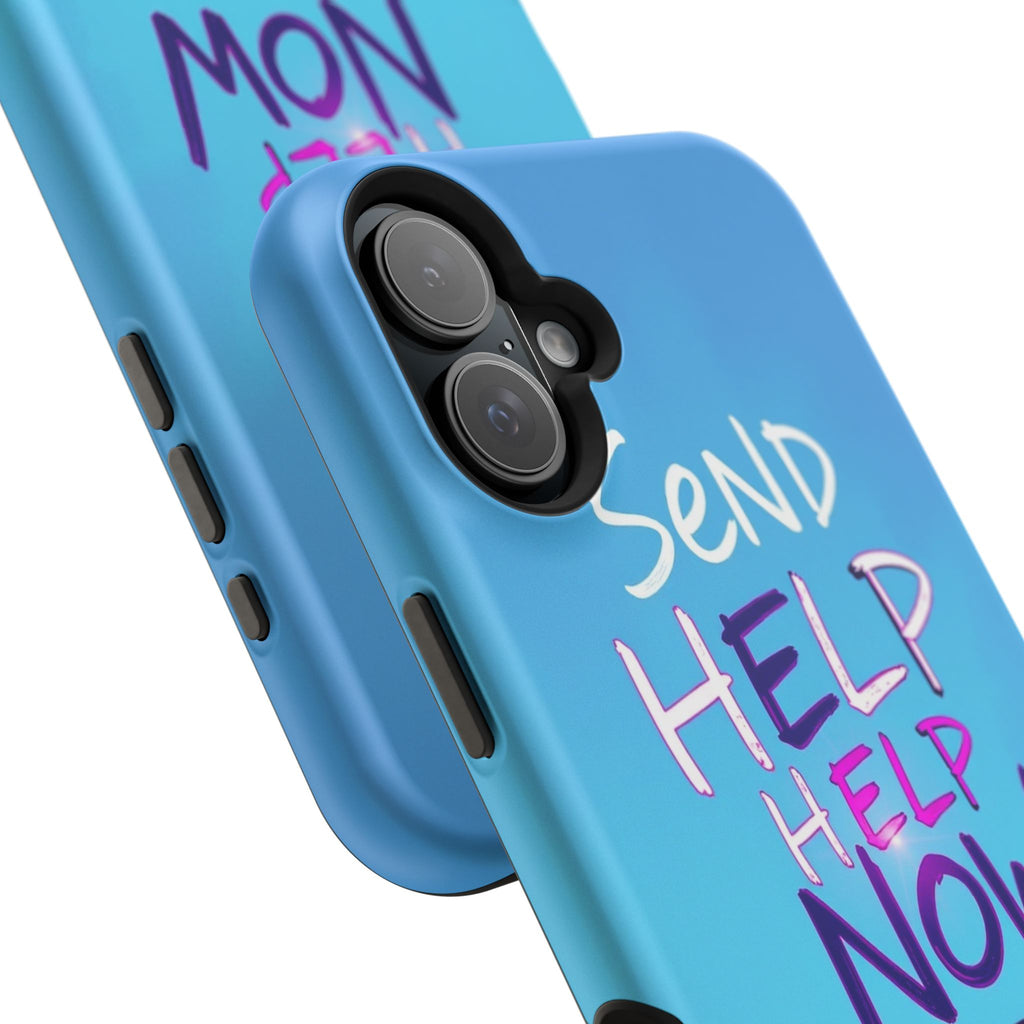 iPhone Radiant Send Help Now Design Slim Everyday Designer Case · iPhone Case