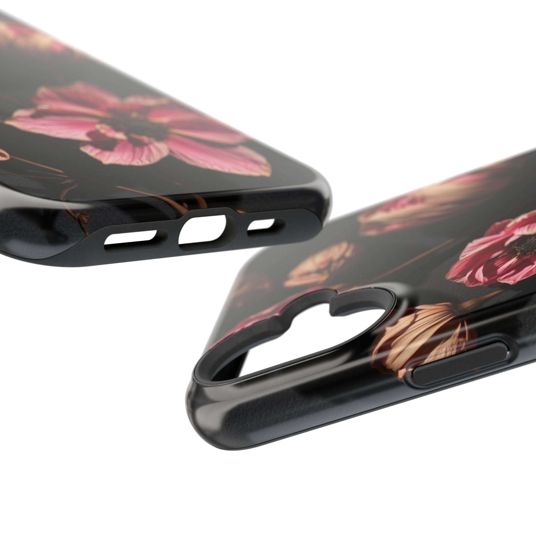 iPhone Dried Flower Flat Lay Electric Art Slim Snap Case · iPhone Case