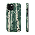 iPhone Birch Grove Abstract Geometric Slim Everyday Designer Case · iPhone Case