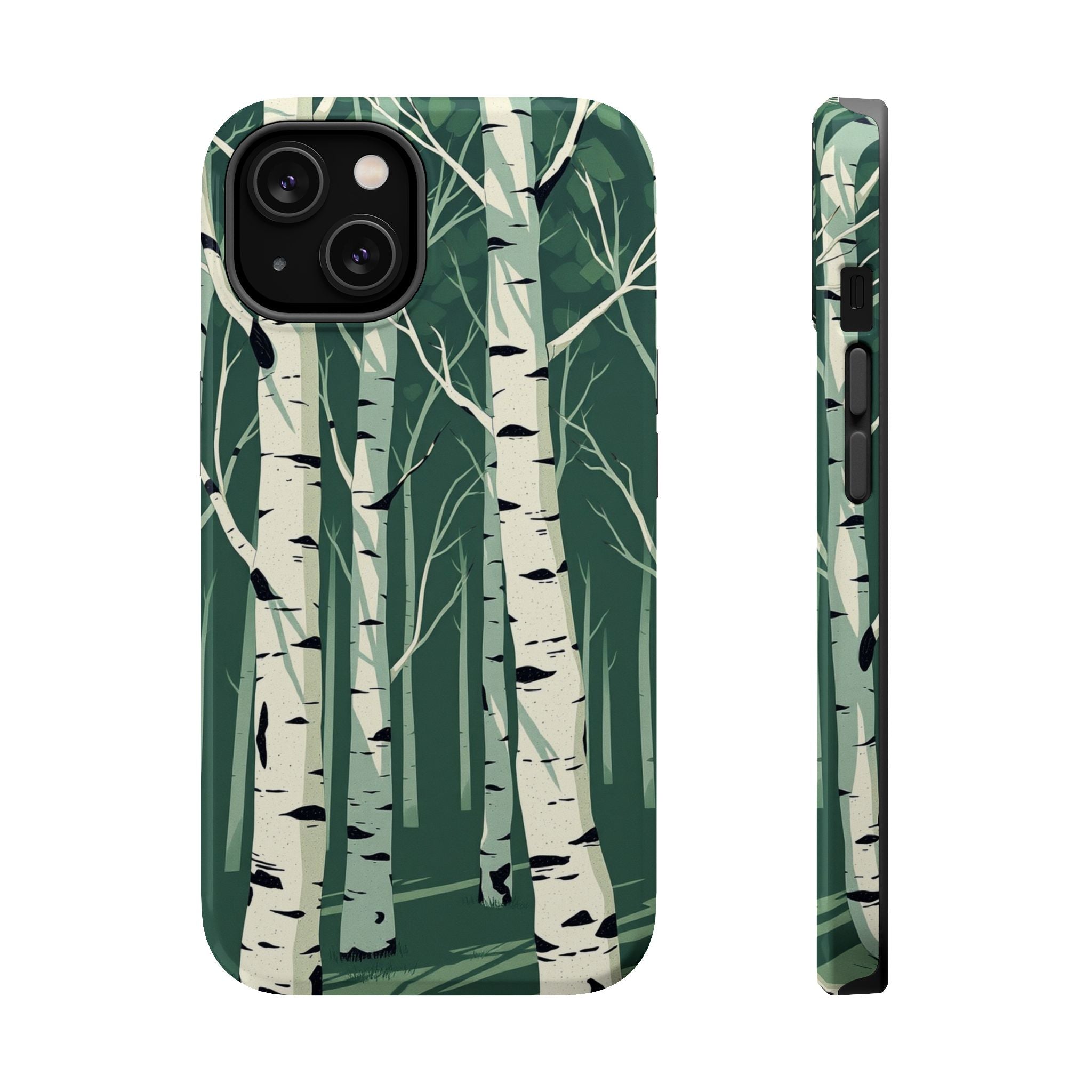 iPhone Birch Grove Abstract Geometric Slim Everyday Designer Case · iPhone Case