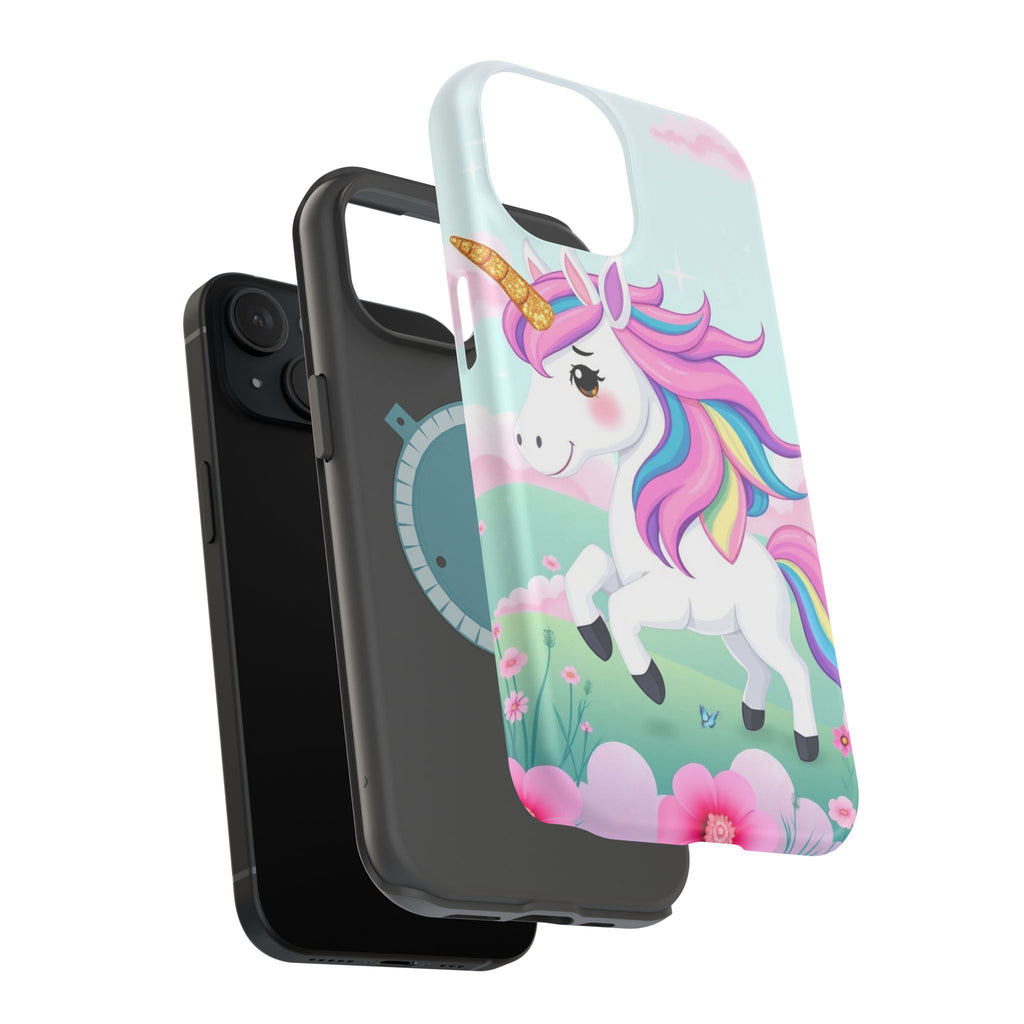 iPhone Rainbow Unicorn Kids Fun Soft iPhone Phone Case Gift Finish · iPhone Case