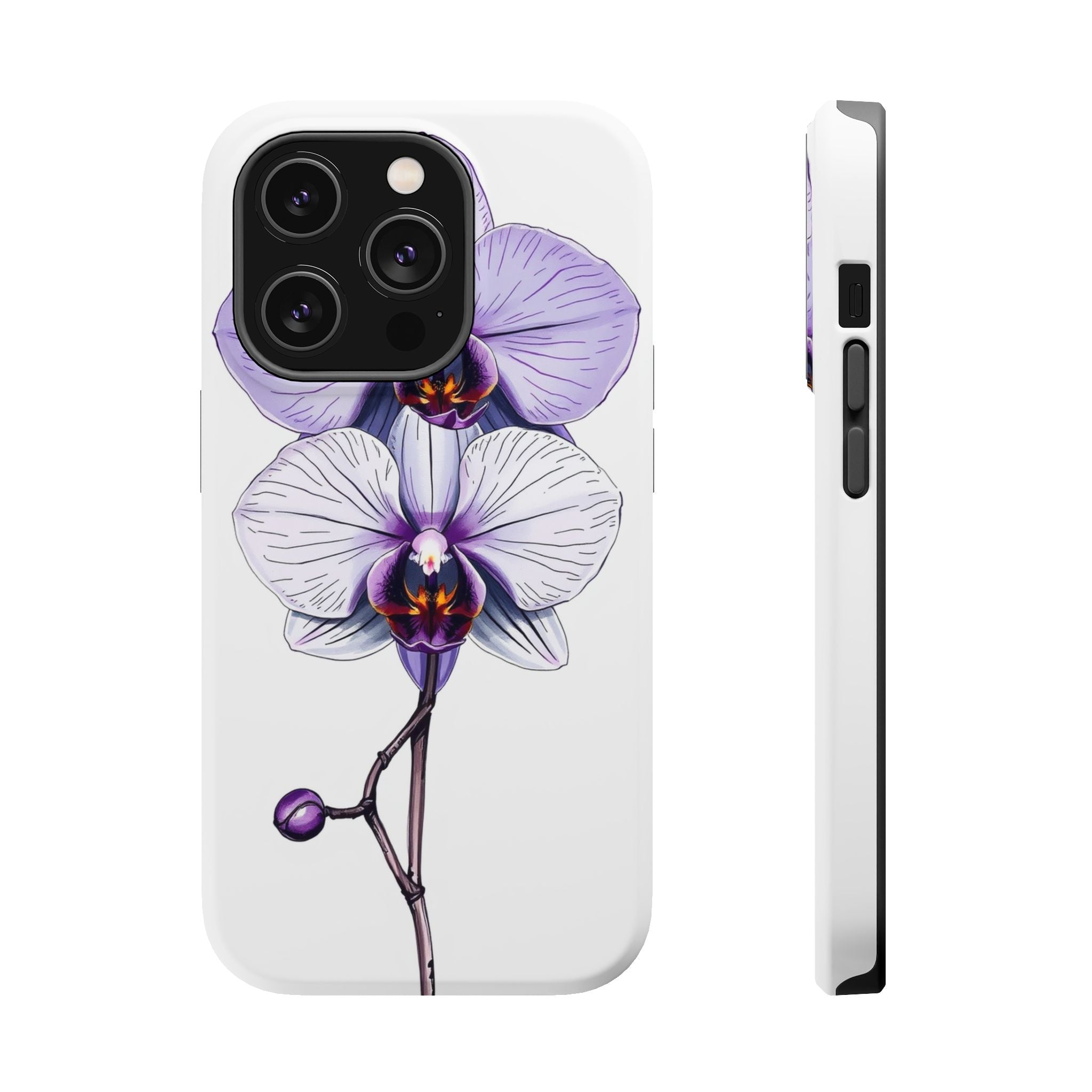 iPhone Orchid Study Hand-Drawn Sketch Slim Everyday Designer Case · iPhone Case