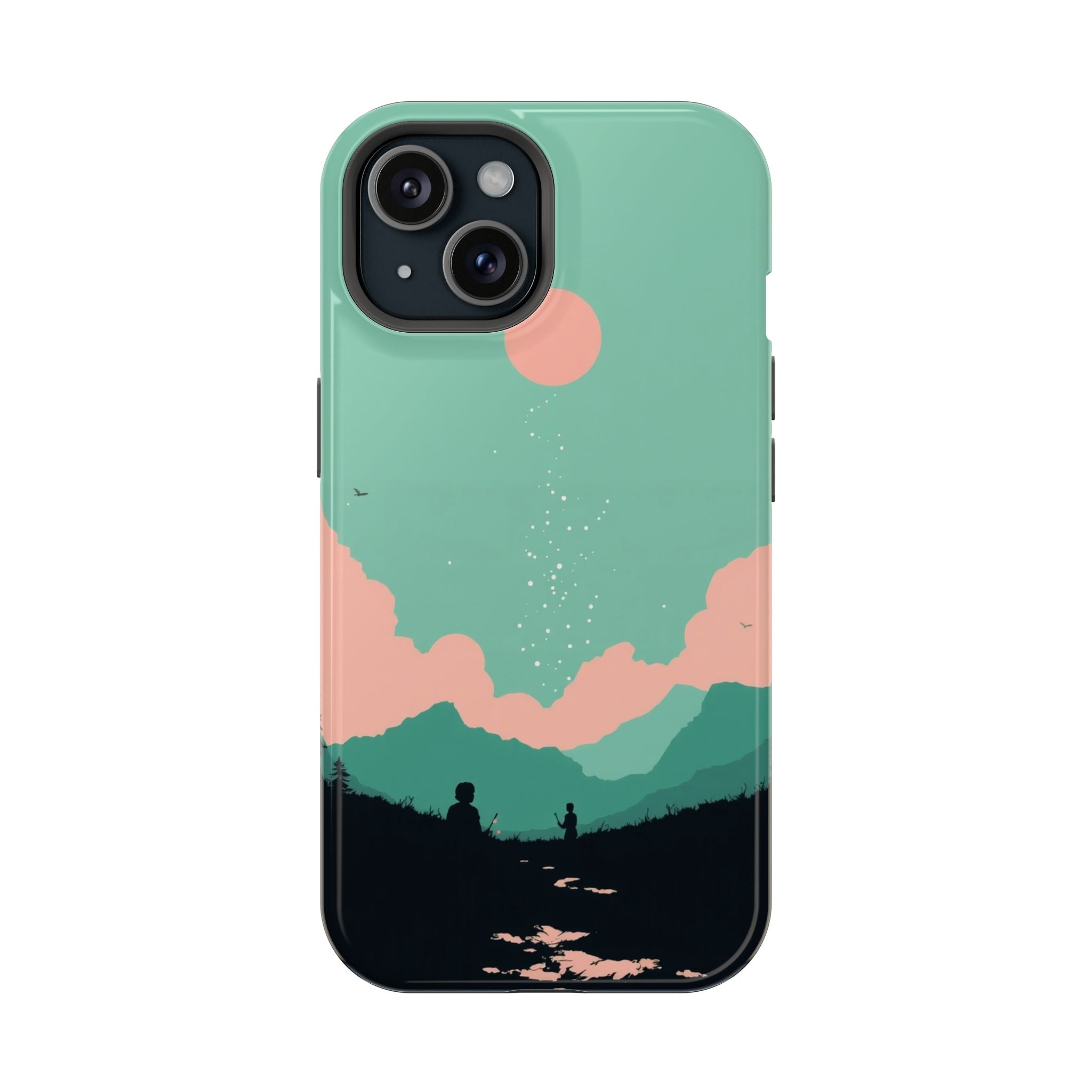 iPhone Magnetic Field Electric Art Bold Modern Everyday Snap Case · iPhone Case