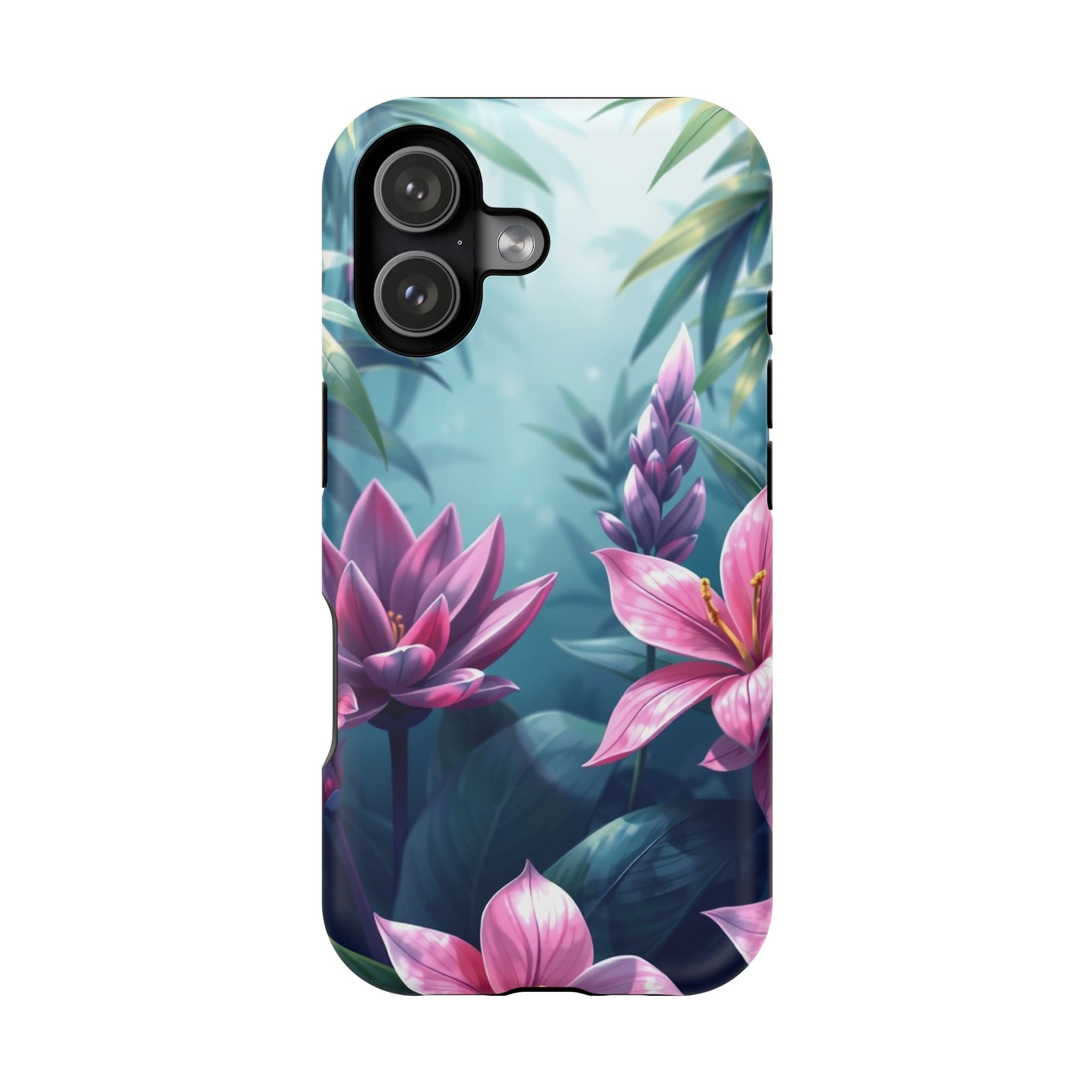 iPhone Indigo And Violet Jungle Floral Slim Everyday Designer Case · iPhone Case