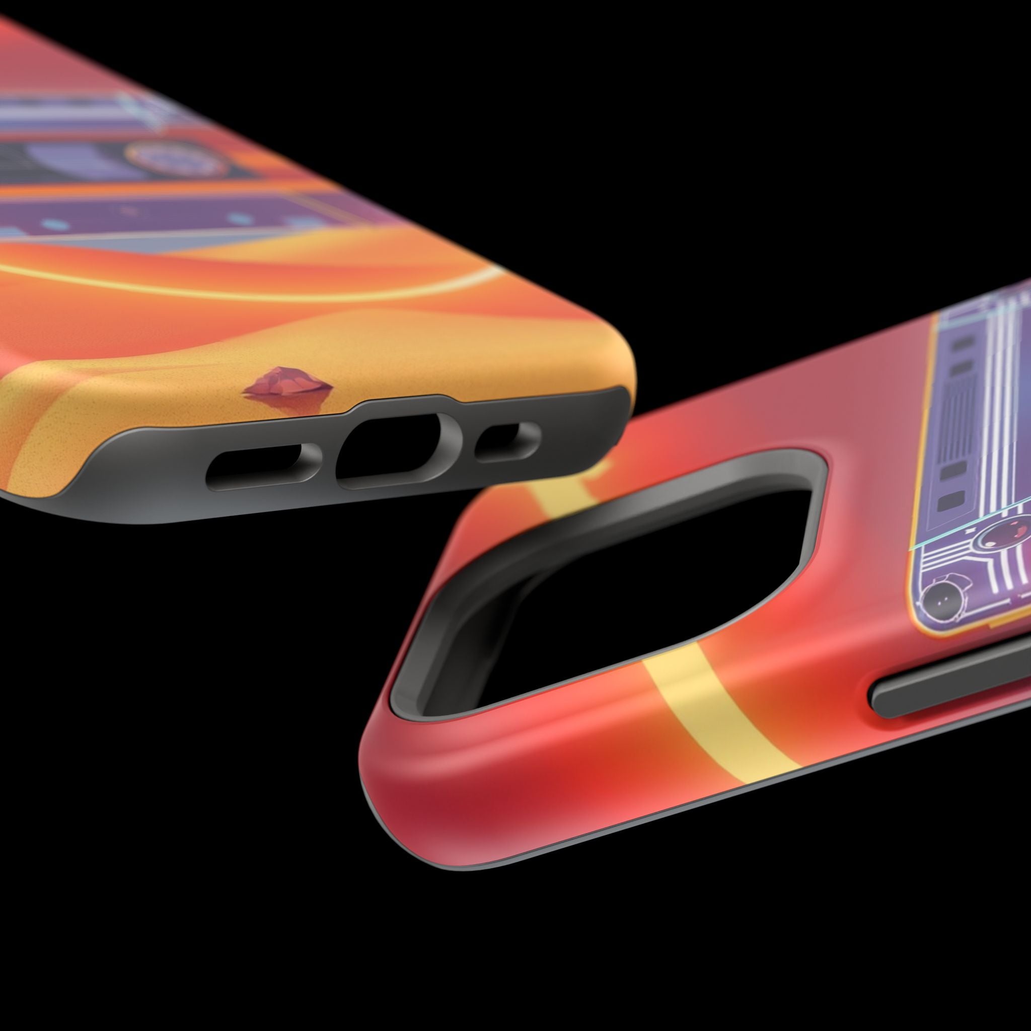 iPhone Cassette Tape Rewind Bold Art Slim Everyday Designer Case · iPhone Case