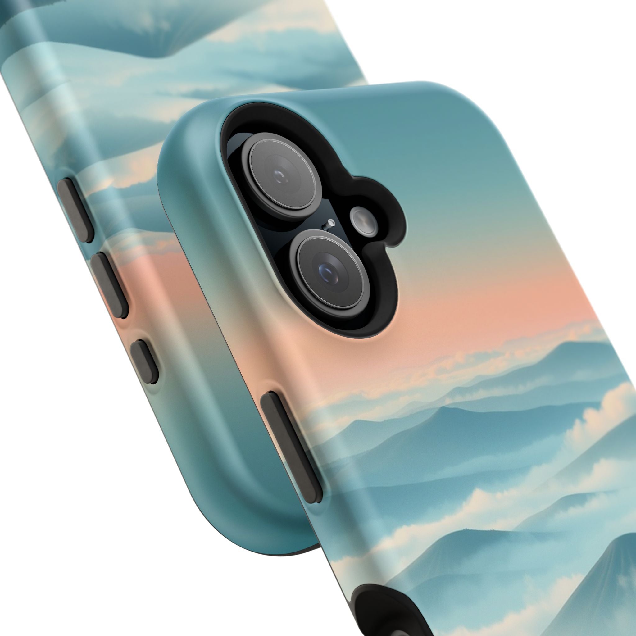 iPhone Fog Rolling Over Hills Electric Art Slim iPhone 17 Everyday · iPhone Case