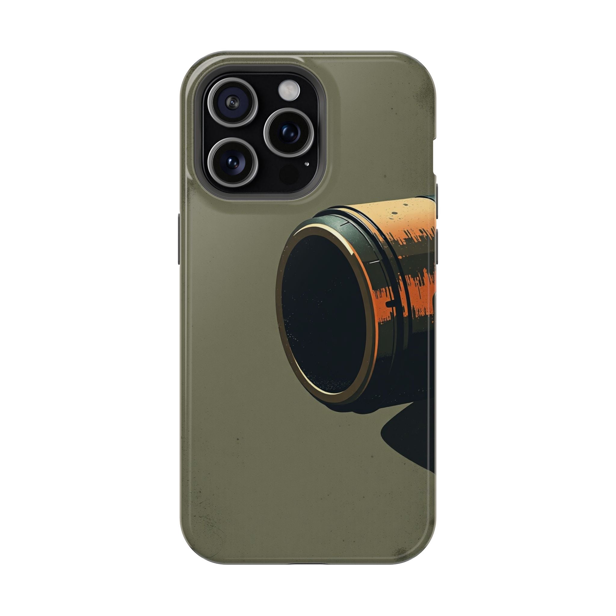 iPhone Charcoal And Copper Vintage Postcard Slim Everyday Designer Case · iPhone