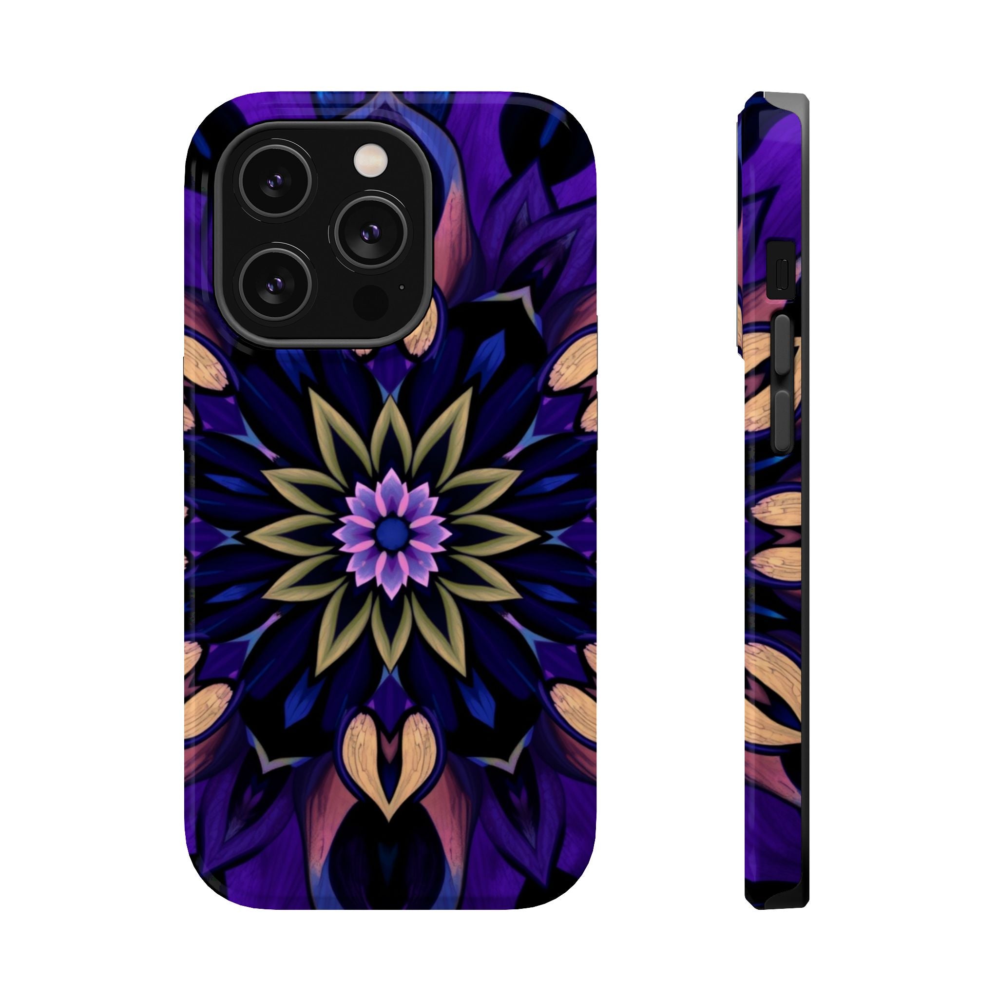 iPhone Floral Mandala Mystic Art Bold Modern Everyday Snap Case · iPhone Case