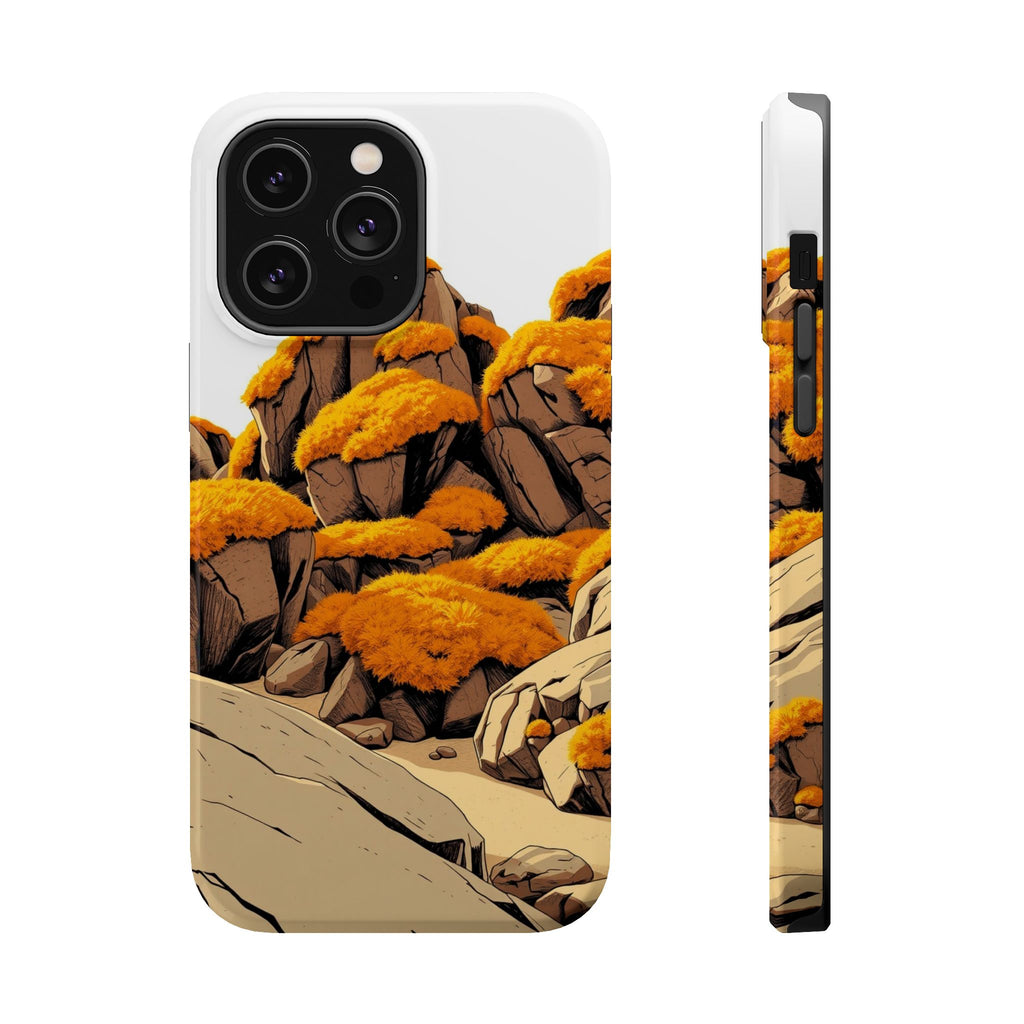 iPhone Moss Covered Rocks Bold Art Bold Modern Everyday Snap Case · iPhone Case