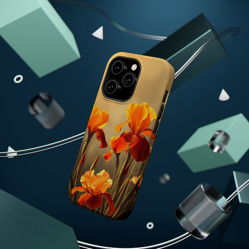 iPhone Iris Garden Gold Foil Luxury Slim Everyday Designer Case · iPhone Case