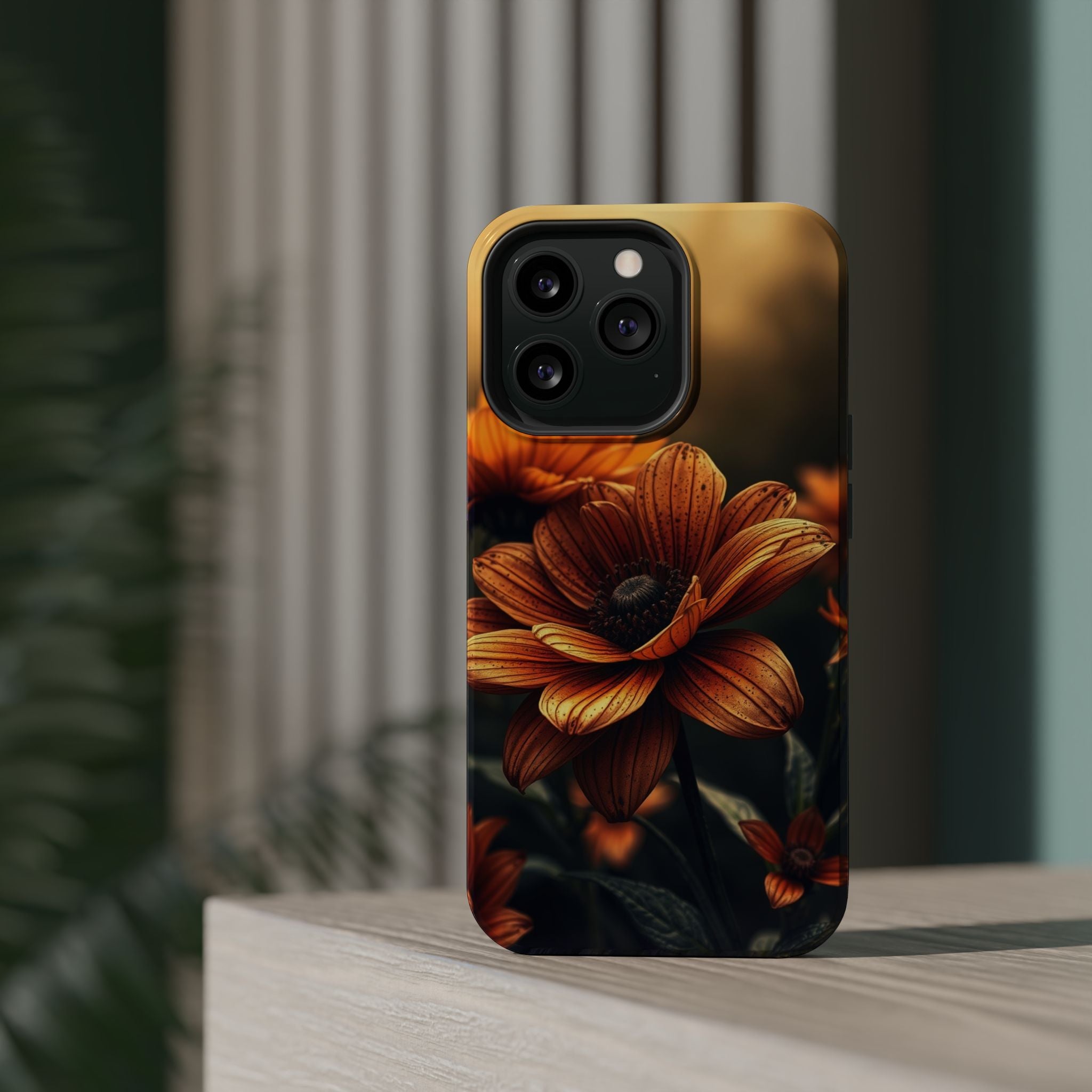 iPhone Radiant Floral Ombre Design Bold Modern Everyday Snap Case · iPhone Case
