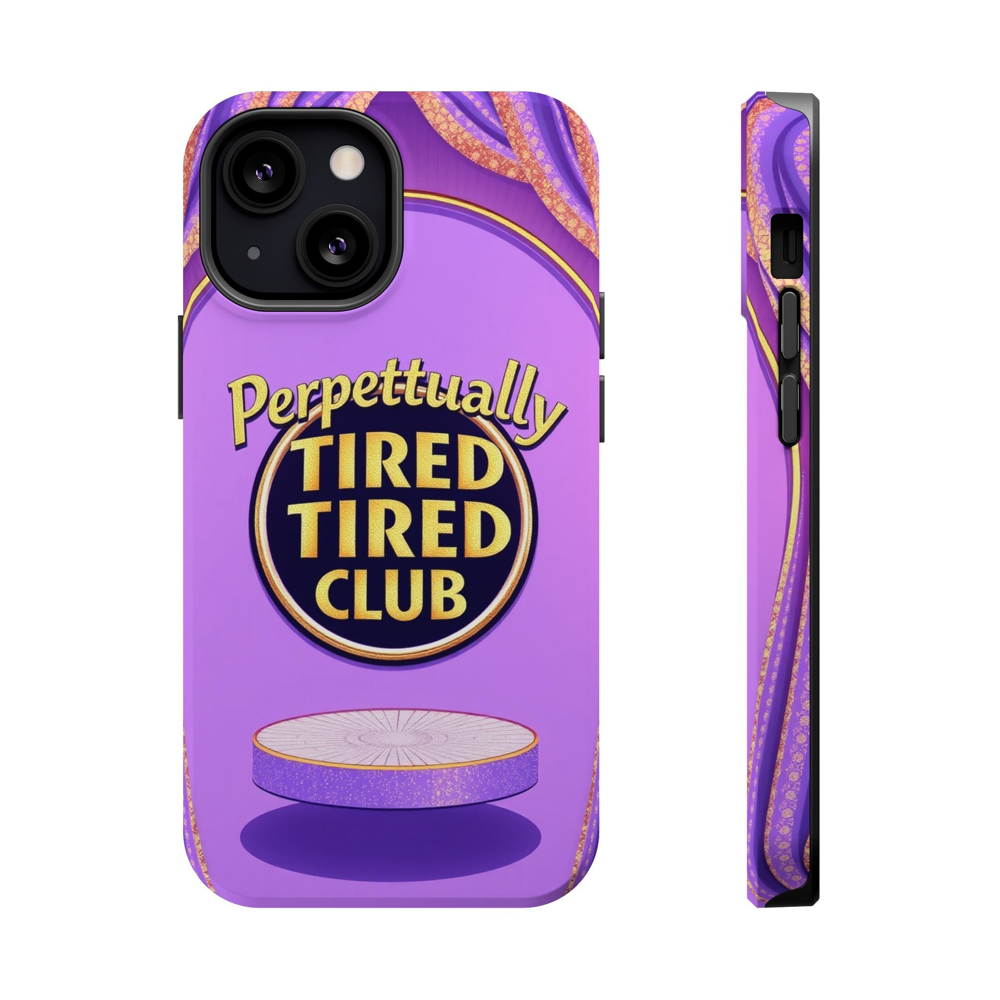 iPhone Perpetually Tired Club Bold Art Slim Everyday Designer Case · iPhone Case