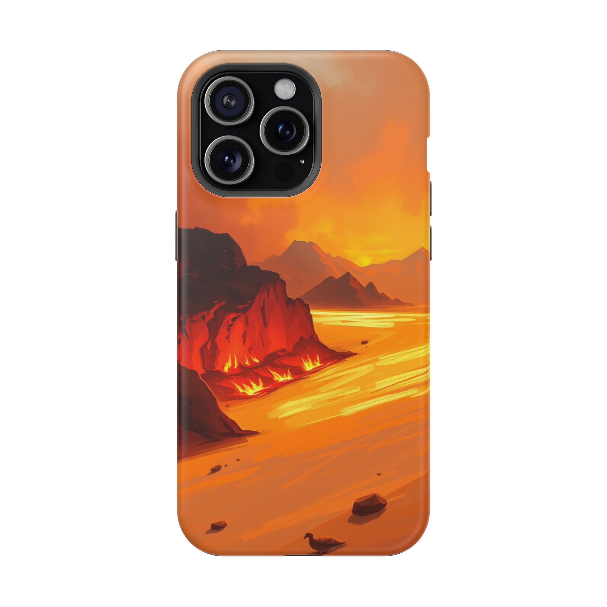 iPhone Burnt Orange And Sand Wildfire Glow Slim iPhone Everyday · iPhone Case