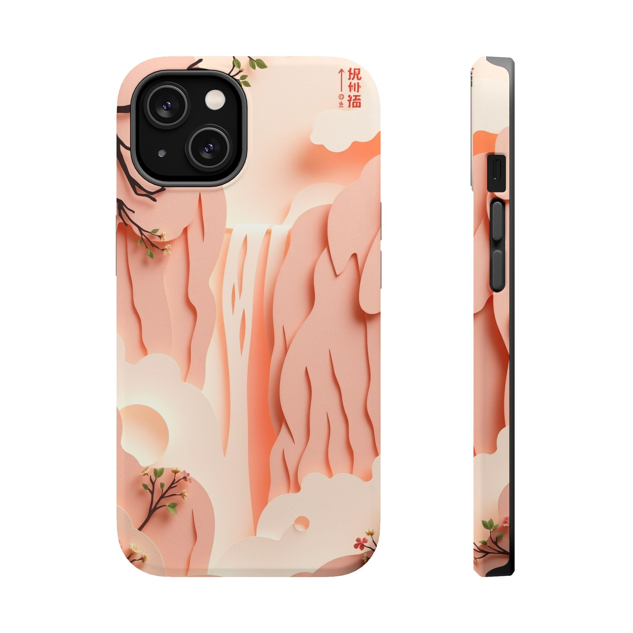 iPhone Waterfall Mist Electric Art Bold Modern Everyday Snap Case · iPhone Case
